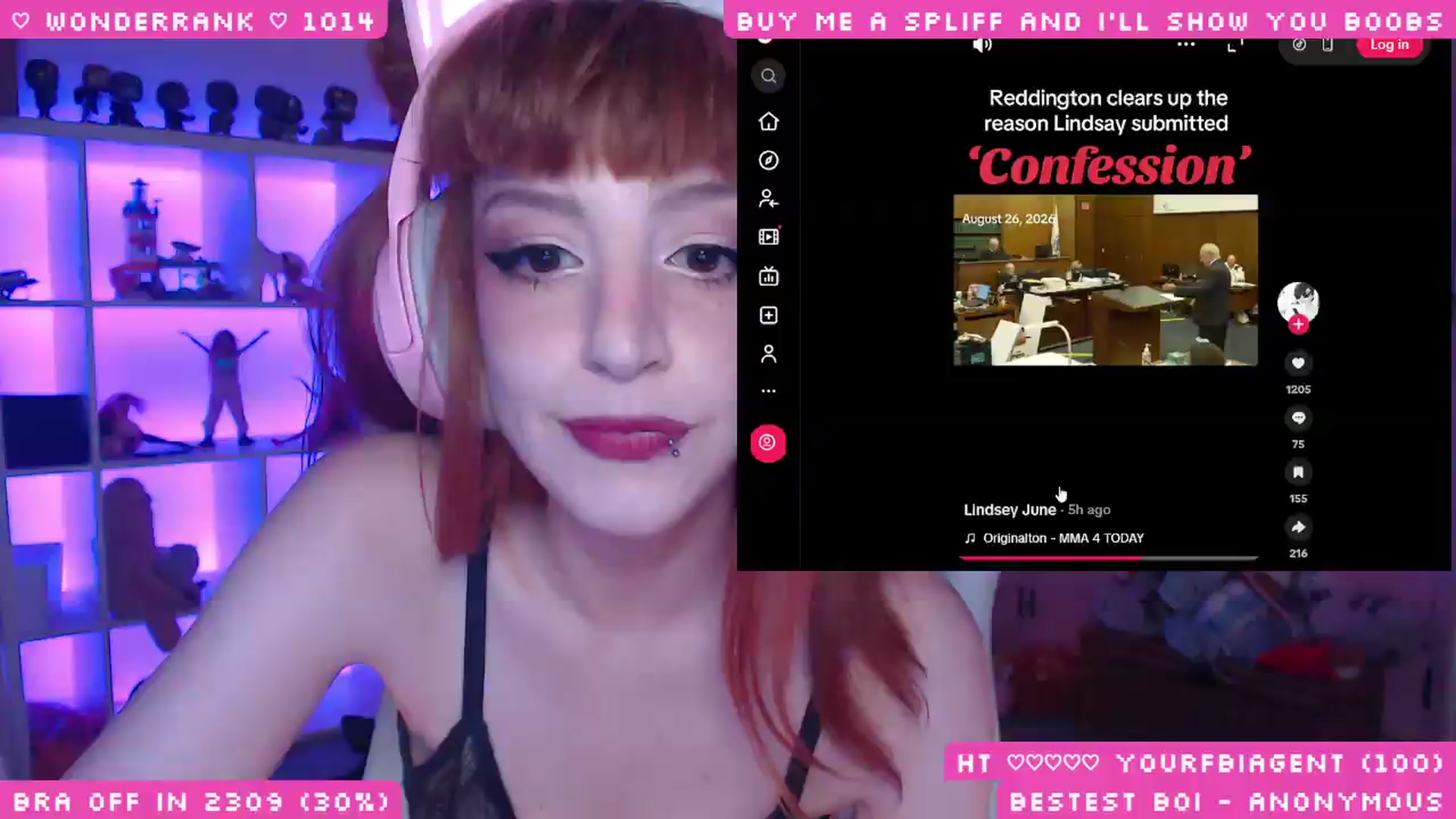 Gallery image thumbnail from WonderAna's myfreecams stream on, 08/27/2026, 03:24 image 3 of 20