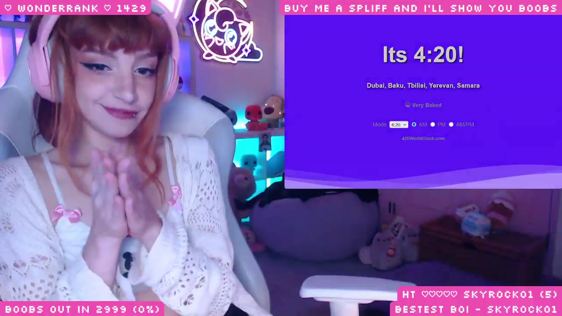 Gallery image thumbnail from WonderAna's myfreecams stream on, 09/22/2026, 24:37 image 17 of 20