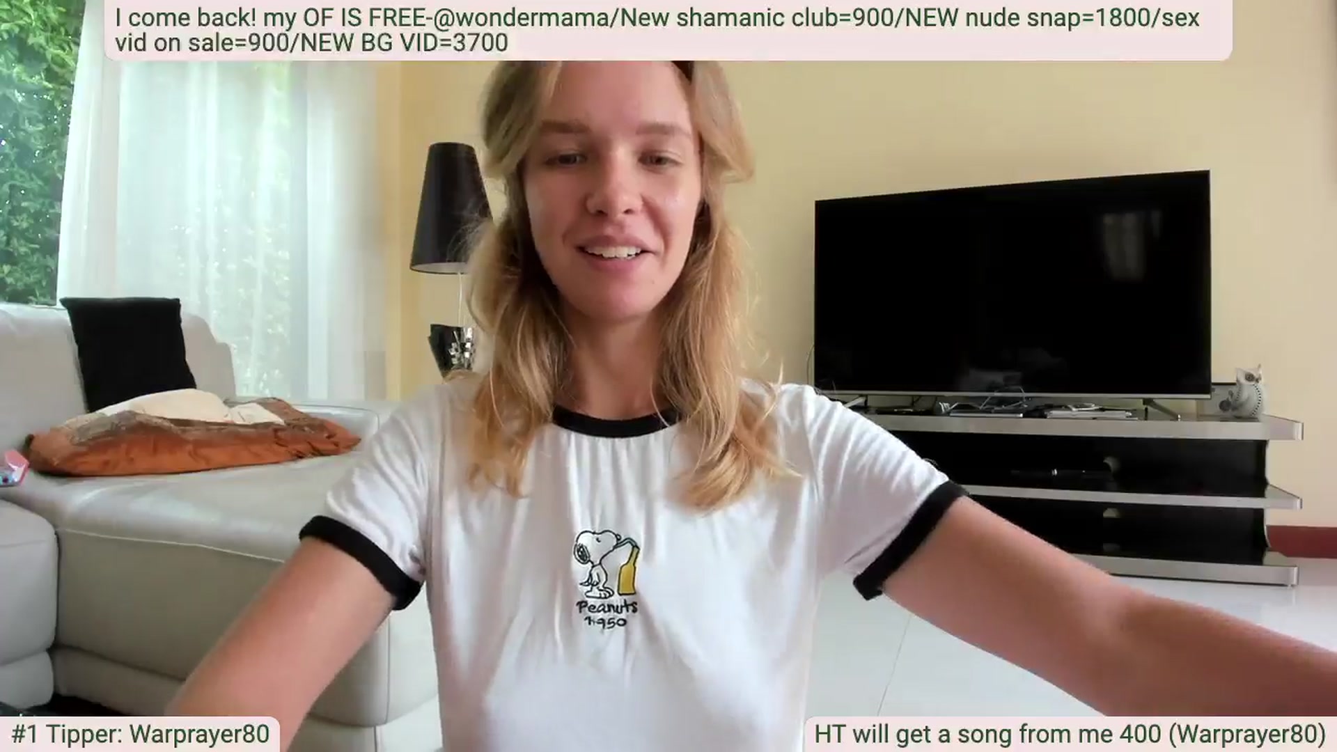Gallery image thumbnail from WonderousSoul's myfreecams stream on, 06/01/2024, 09:52 image 9 of 20