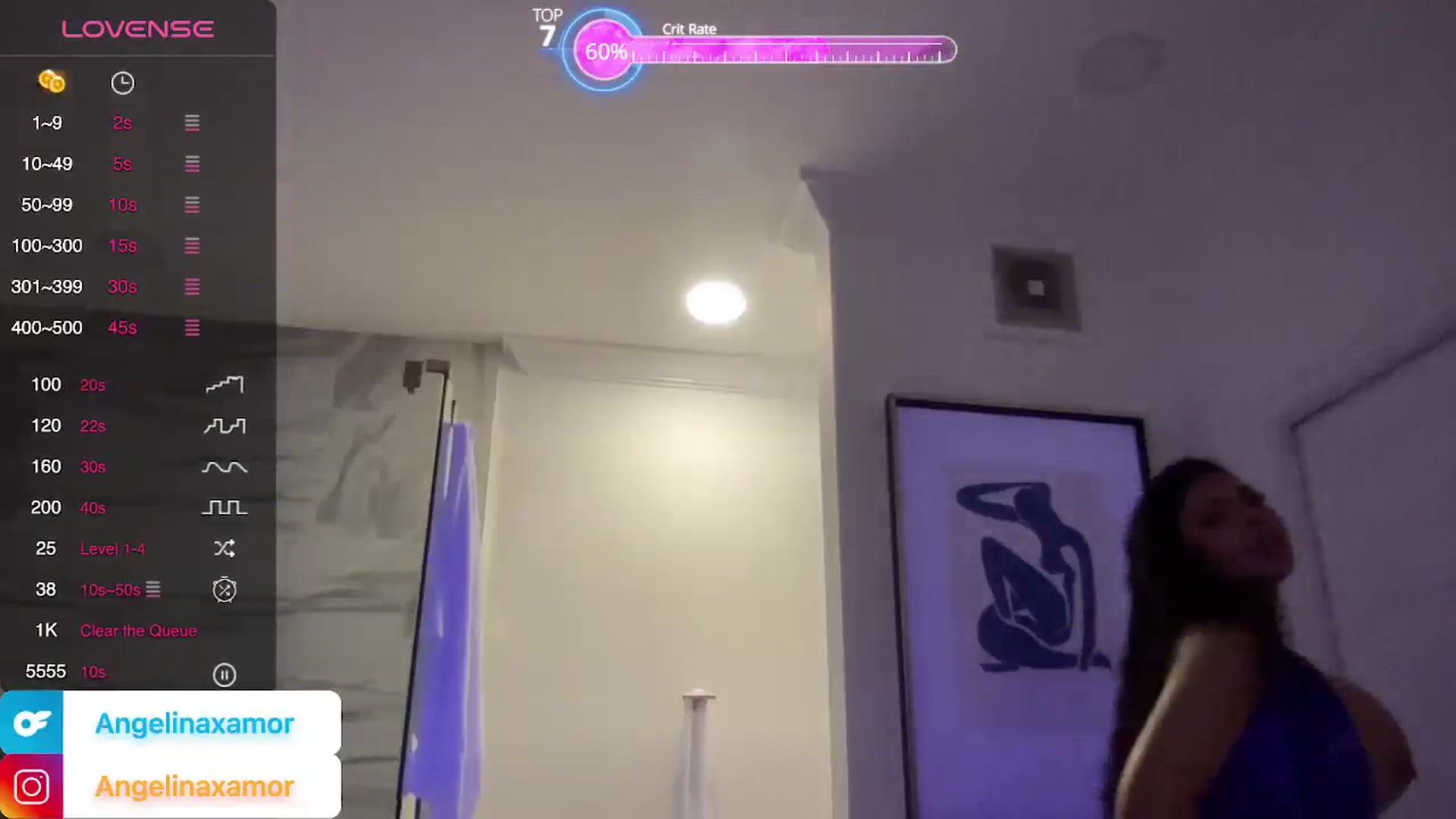 Gallery image thumbnail from XAngelina's myfreecams stream on, 04/02/2025, 19:12 image 20 of 20