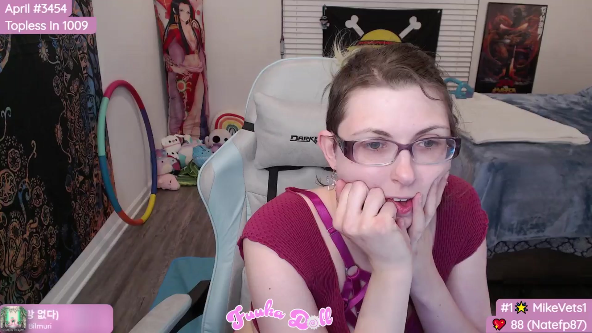 Gallery image thumbnail from XFuukaX's myfreecams stream on, 04/05/2024, 04:46 image 9 of 20
