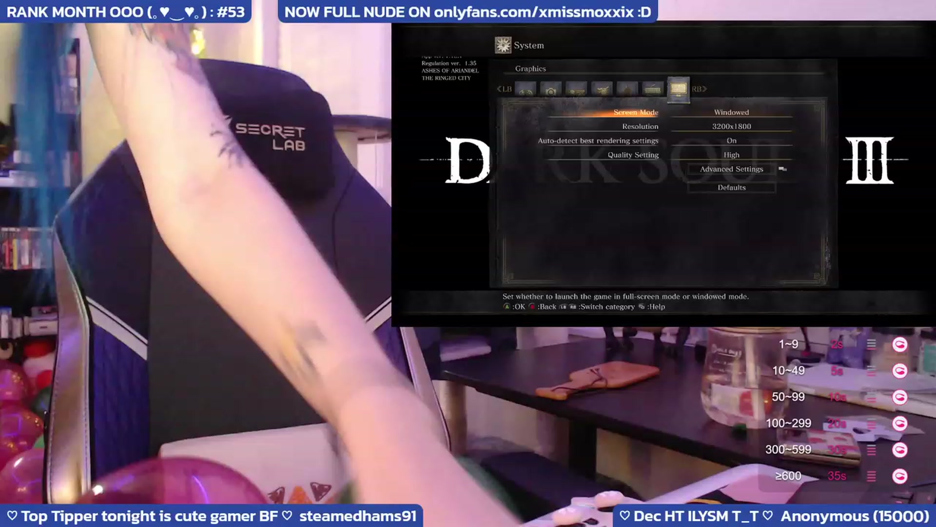 Gallery image thumbnail from XMissMoxxiX's myfreecams stream on, 12/09/2022, 05:41 image 5 of 20