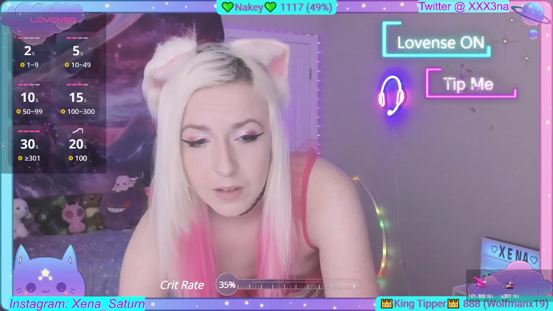 Gallery image thumbnail from Xena_saturn's myfreecams stream on, 03/12/2025, 18:08 image 3 of 20
