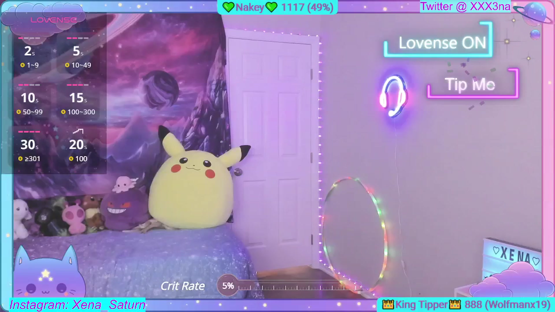 Gallery image thumbnail from Xena_saturn's myfreecams stream on, 03/12/2025, 18:08 image 5 of 20