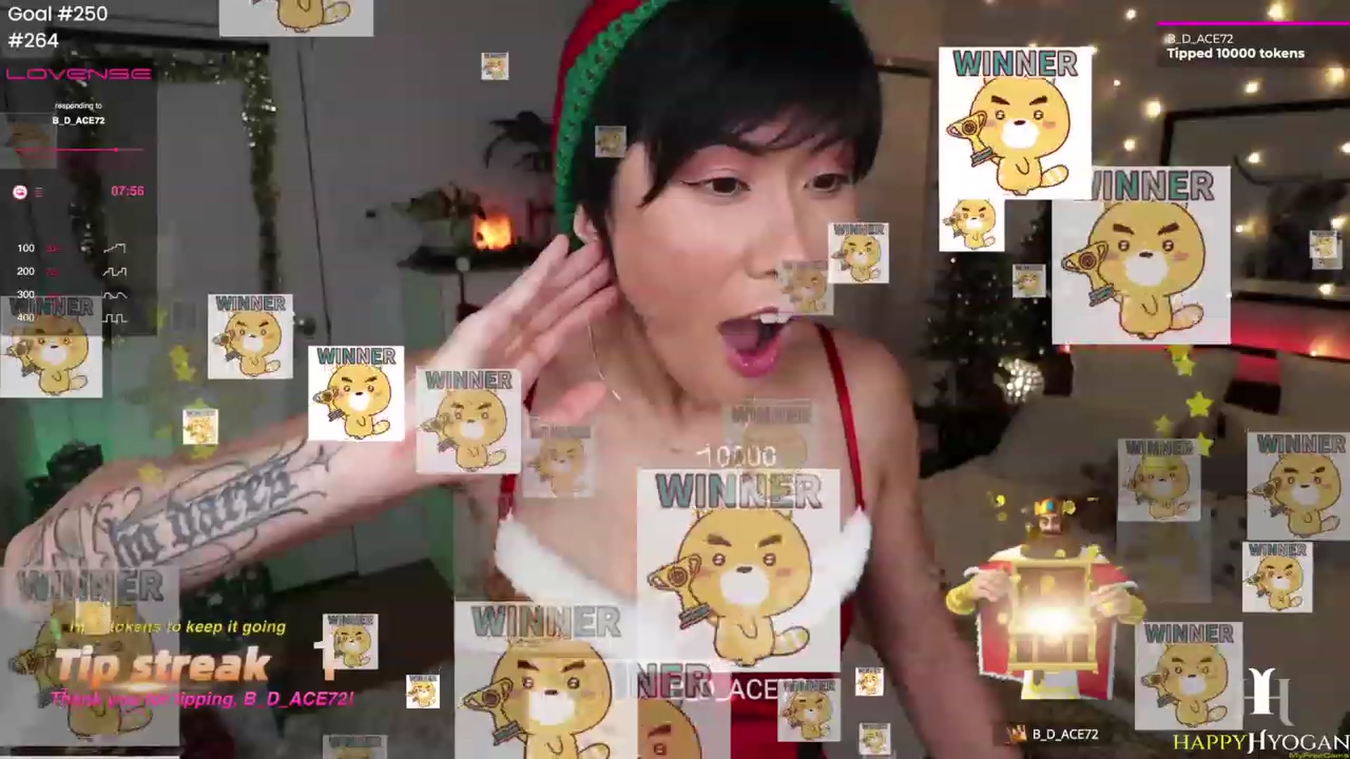 Gallery image thumbnail from XmasHyogan's myfreecams stream on, 12/23/2022, 24:59 image 20 of 20