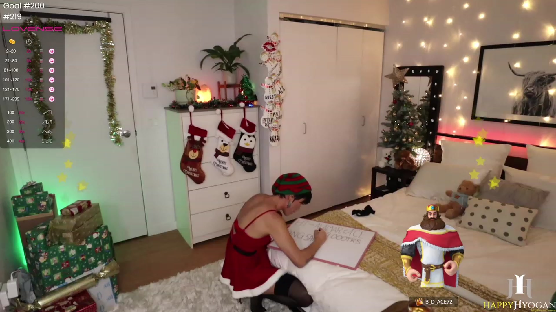 Gallery image thumbnail from XmasHyogan's myfreecams stream on, 12/23/2022, 01:19 image 9 of 20