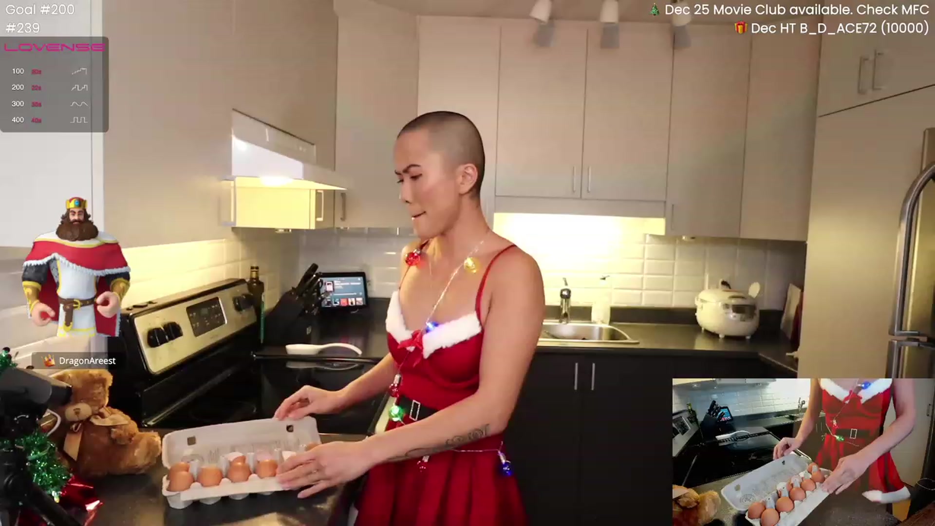 Gallery image thumbnail from XmasHyogan's myfreecams stream on, 12/24/2022, 21:06 image 12 of 20