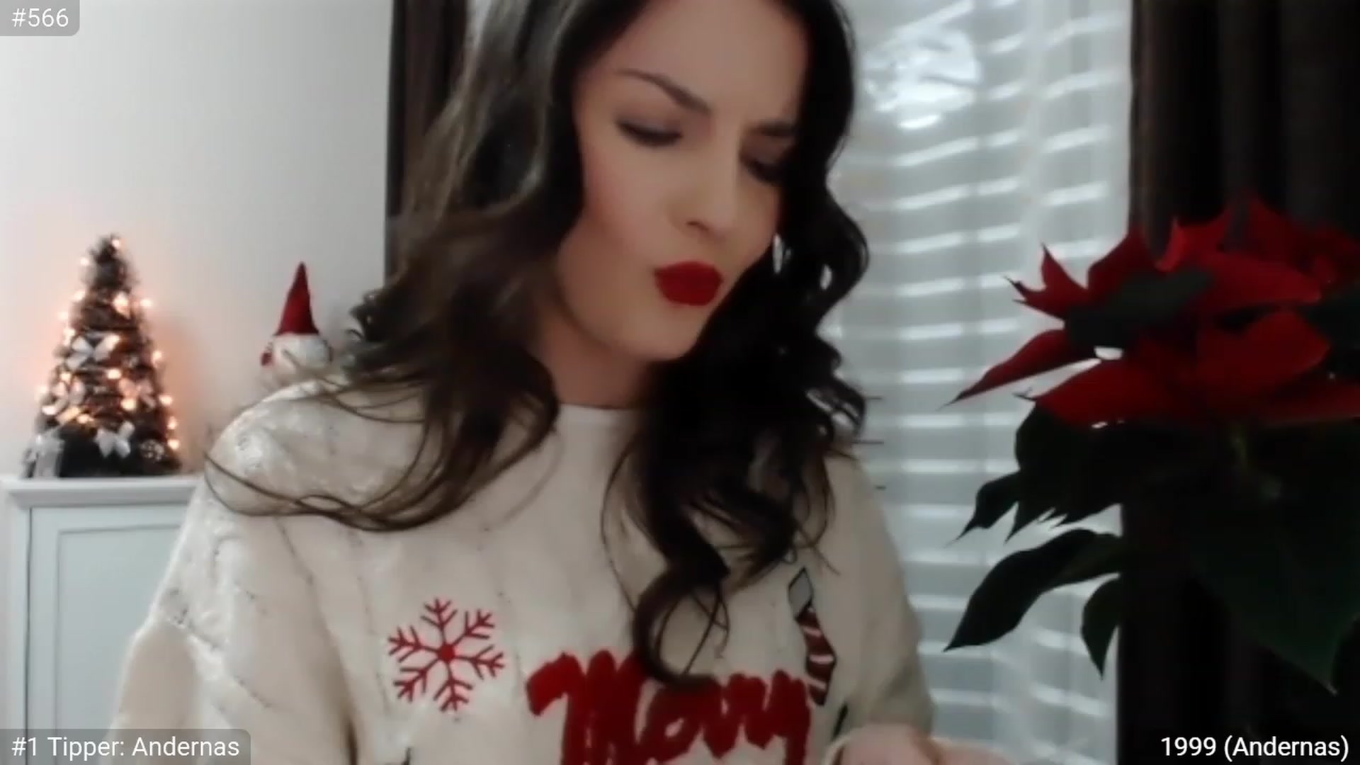 Gallery image thumbnail from XmasXcitedGal's myfreecams stream on, 12/24/2022, 23:29 image 9 of 20