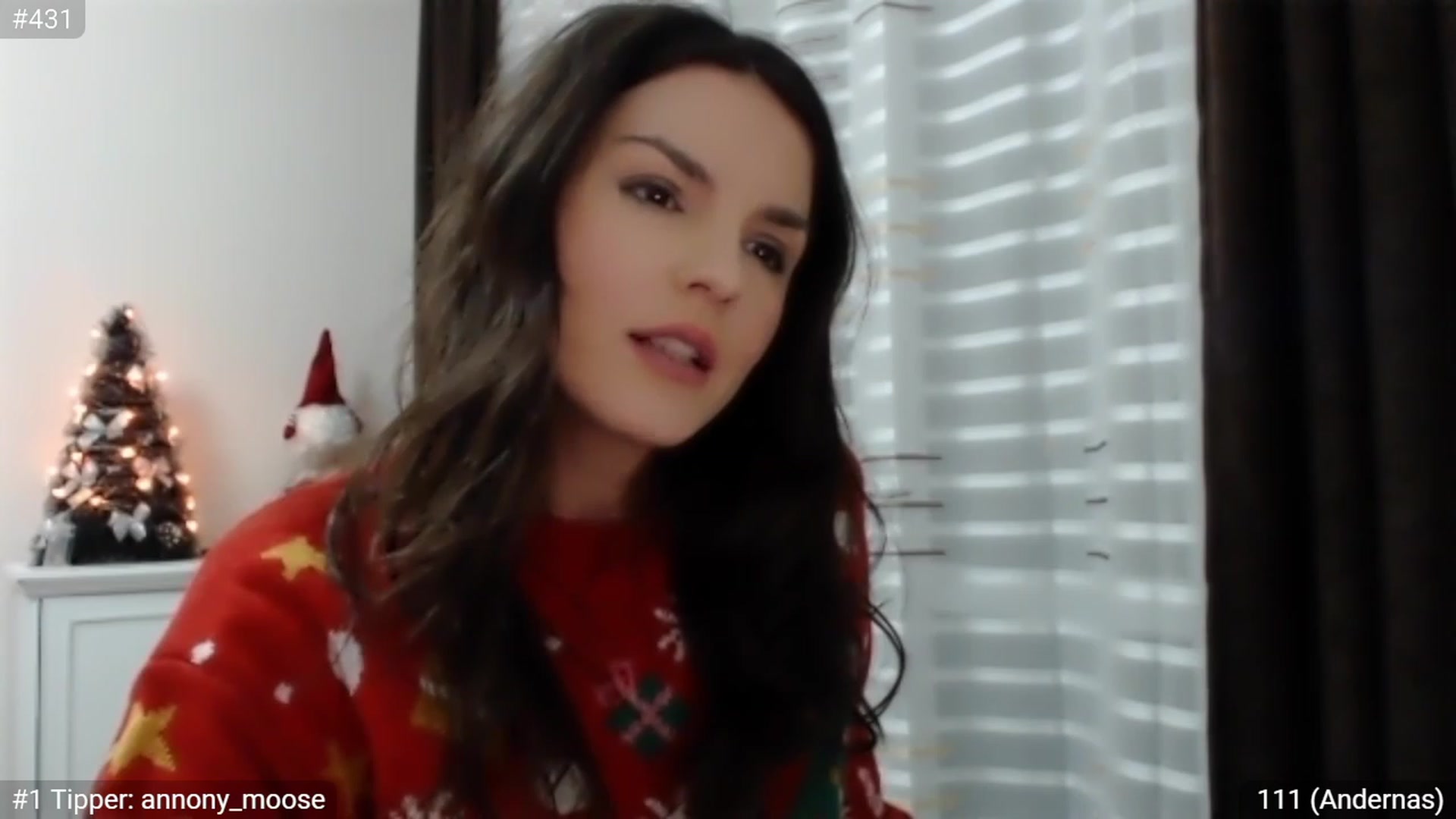 Gallery image thumbnail from XmasXcitedGal's myfreecams stream on, 12/25/2022, 20:44 image 10 of 20