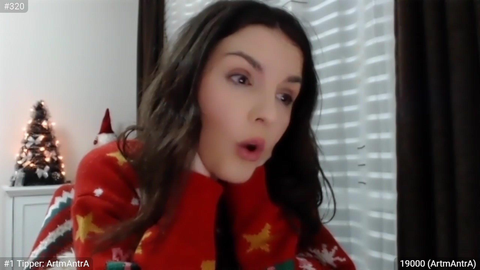Gallery image thumbnail from XmasXcitedGal's myfreecams stream on, 12/25/2022, 22:28 image 10 of 20