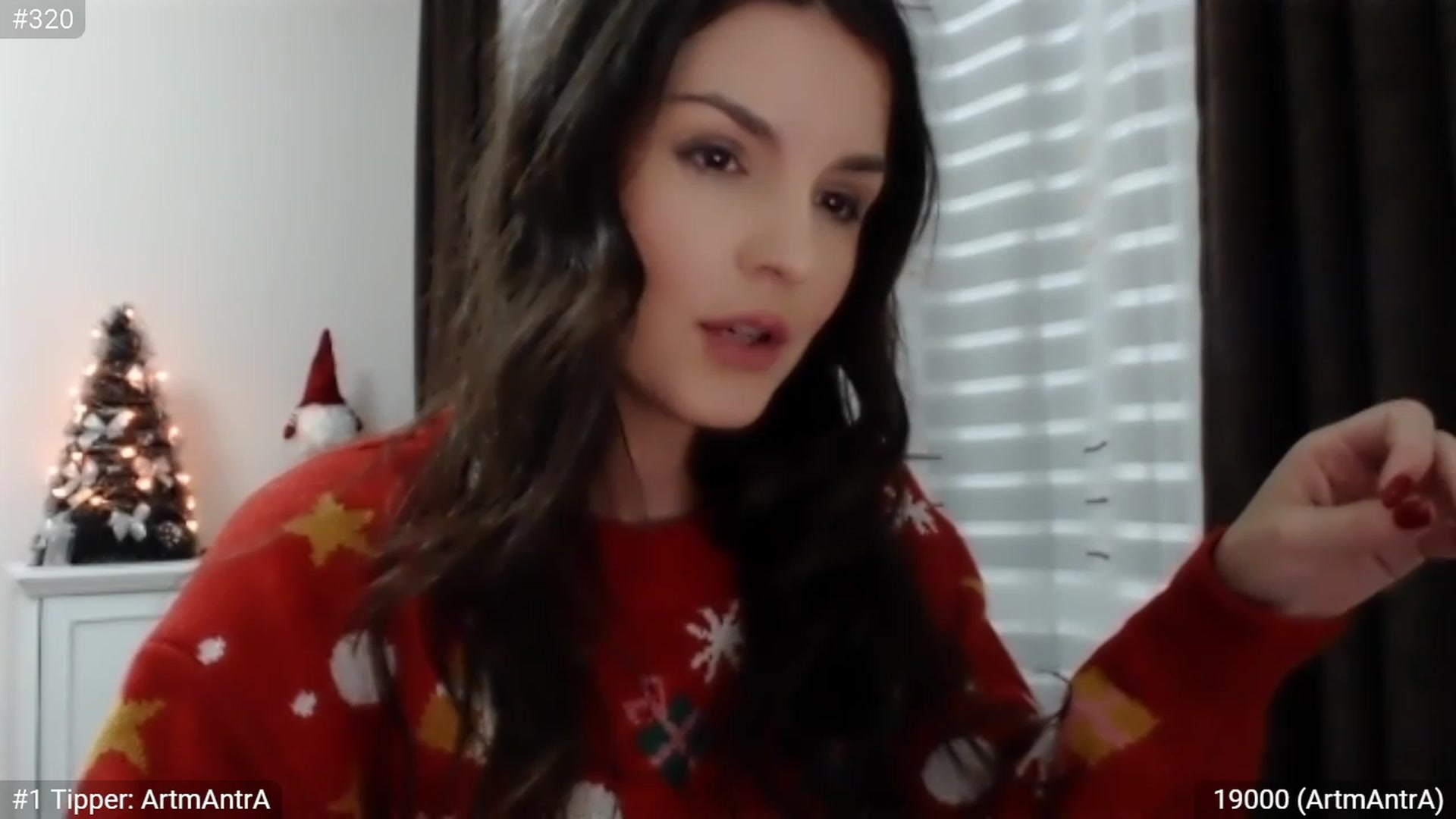 Gallery image thumbnail from XmasXcitedGal's myfreecams stream on, 12/25/2022, 22:28 image 8 of 20
