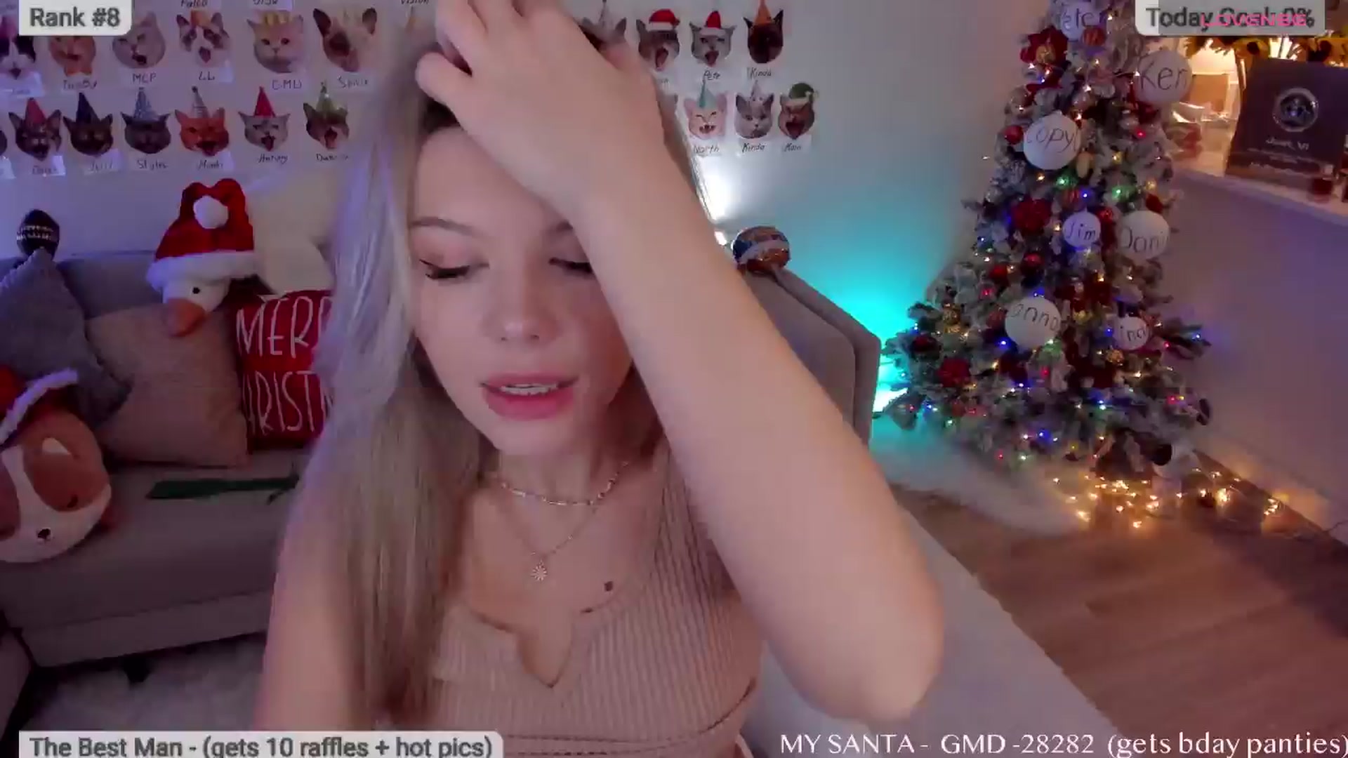 Gallery image thumbnail from Xmas_Baby's myfreecams stream on, 12/20/2025, 03:01 image 8 of 20