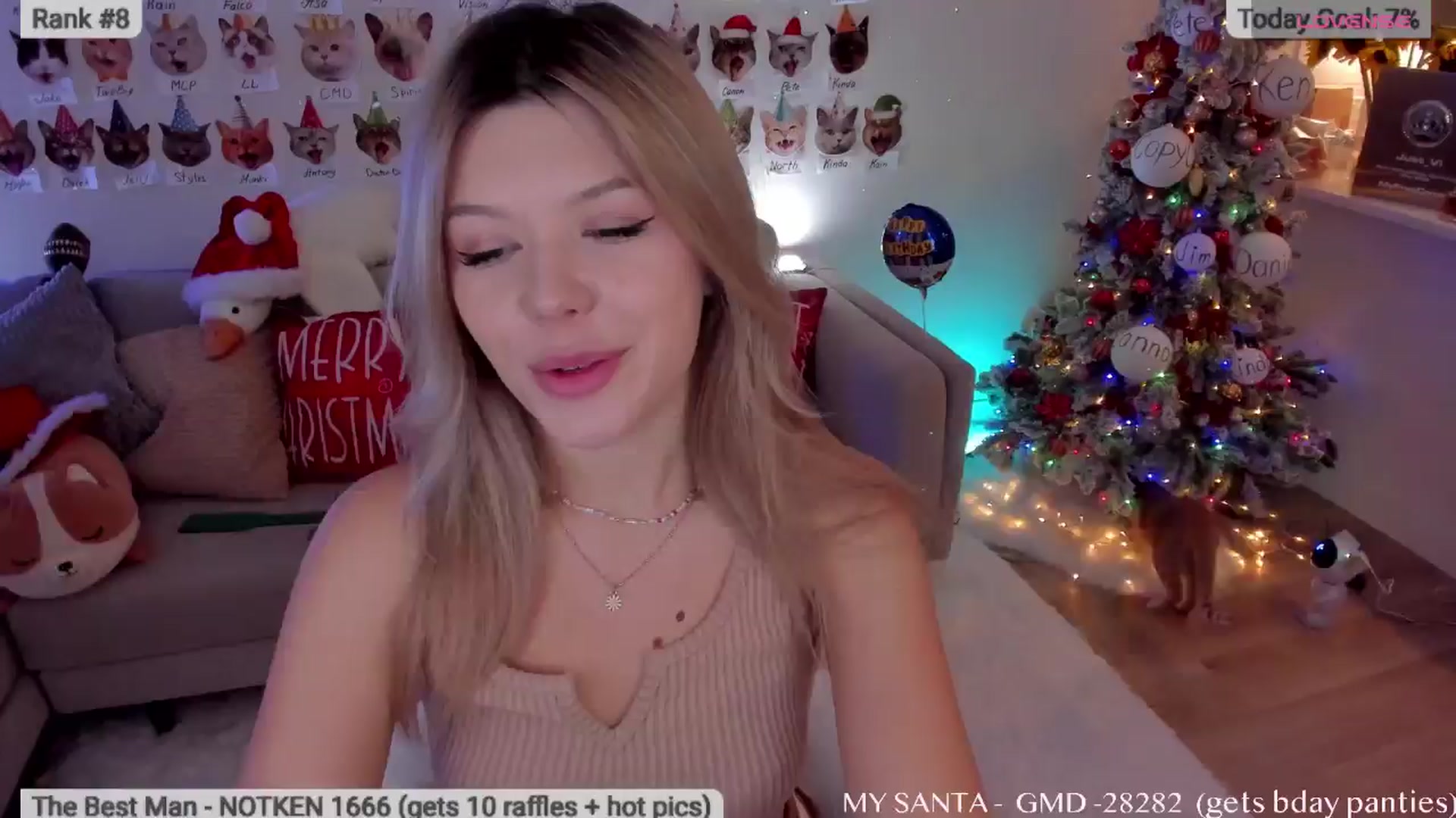 Gallery image thumbnail from Xmas_Baby's myfreecams stream on, 12/20/2025, 06:29 image 7 of 20