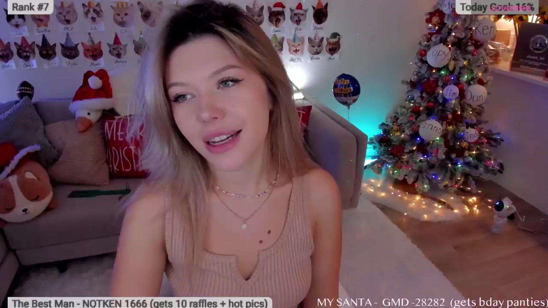 Gallery image thumbnail from Xmas_Baby's myfreecams stream on, 12/20/2025, 06:29 image 8 of 20