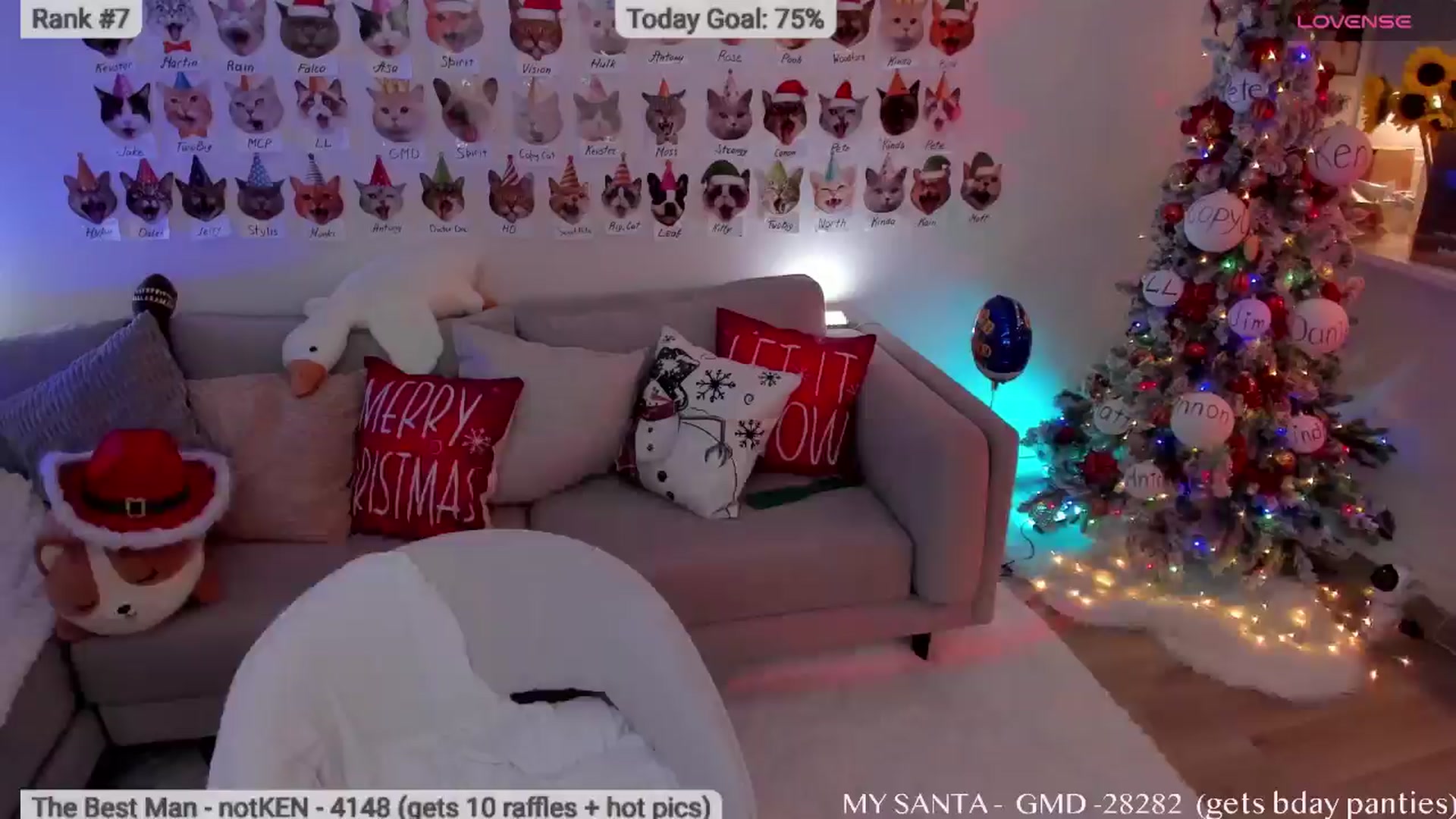 Gallery image thumbnail from Xmas_Baby's myfreecams stream on, 12/21/2025, 11:57 image 1 of 20