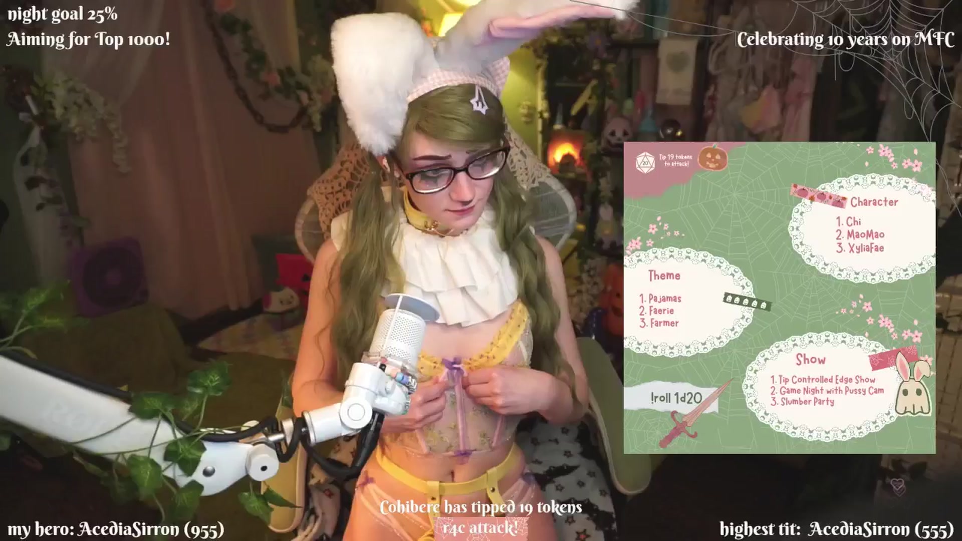 Gallery image thumbnail from XyliaFae's myfreecams stream on, 04/05/2025, 04:24 image 5 of 20