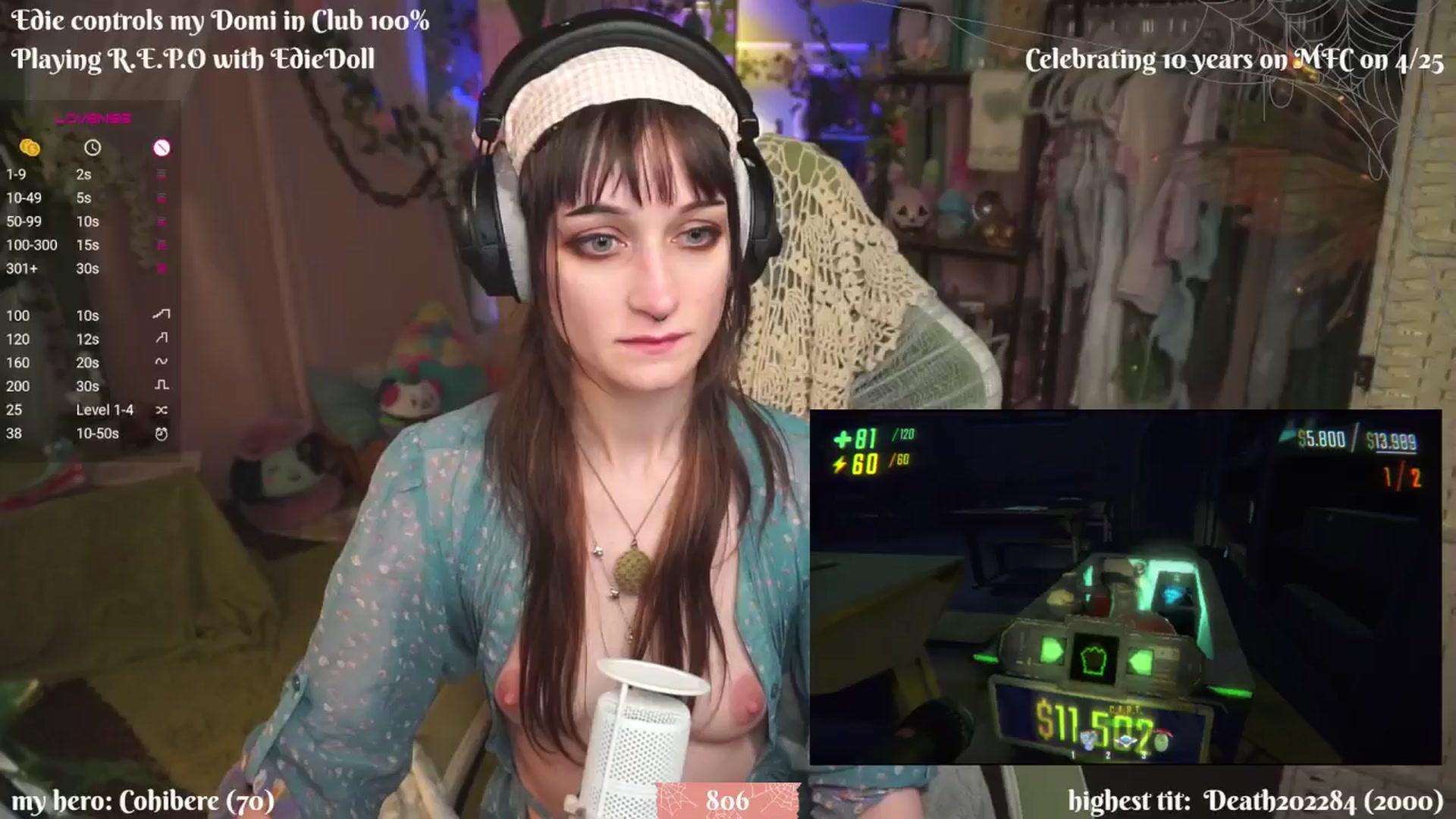 Gallery image thumbnail from XyliaFae's myfreecams stream on, 04/12/2025, 07:59 image 1 of 20