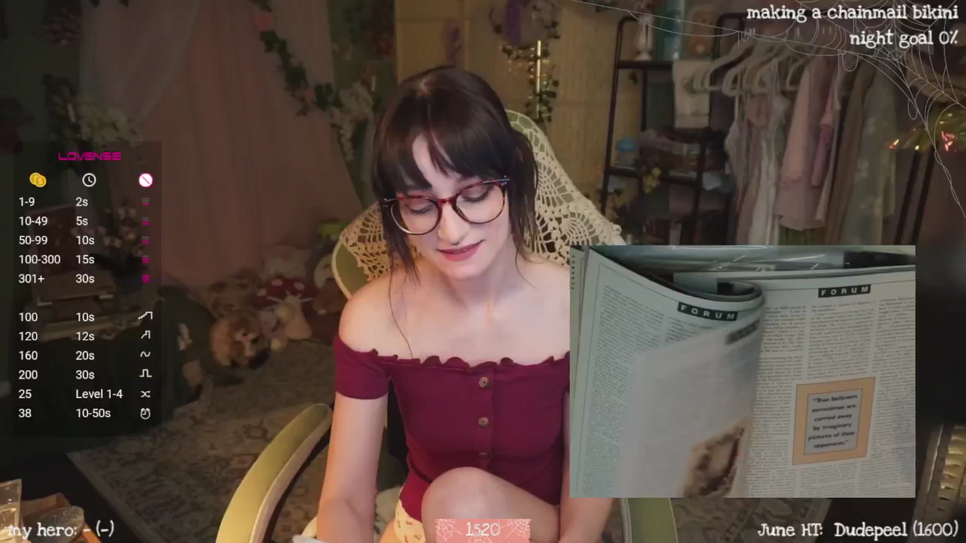 Gallery image thumbnail from XyliaFae's myfreecams stream on, 06/20/2025, 06:07 image 5 of 20