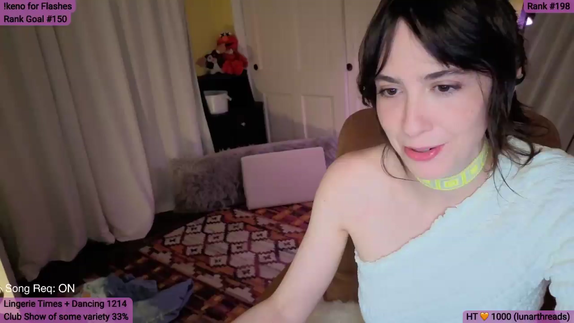 Gallery image thumbnail from Yarrow's myfreecams stream on, 05/10/2026, 05:16 image 4 of 20