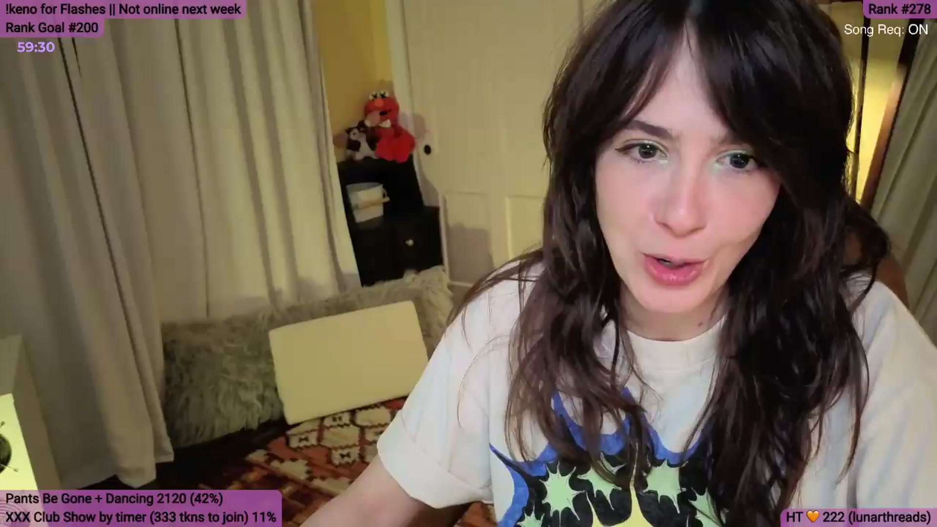 Gallery image thumbnail from Yarrow's myfreecams stream on, 06/14/2026, 03:35 image 10 of 20