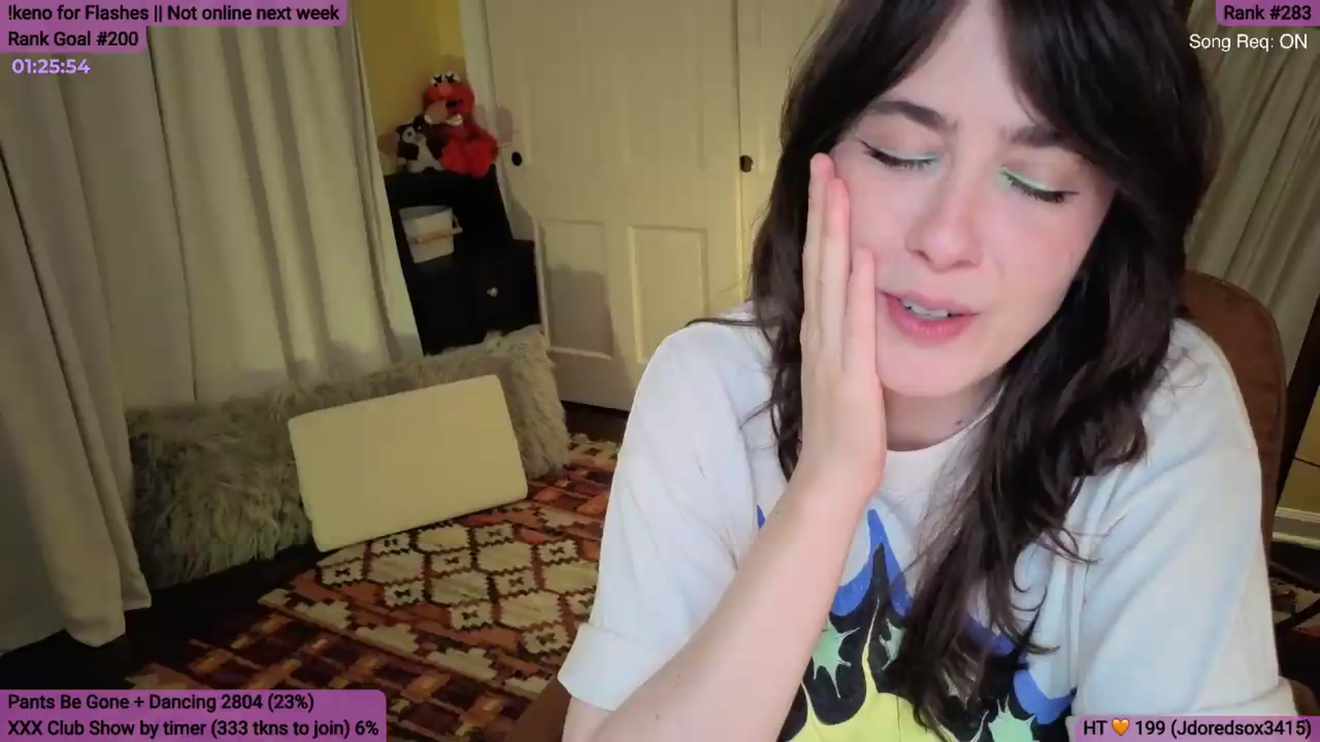 Gallery image thumbnail from Yarrow's myfreecams stream on, 06/14/2026, 03:35 image 1 of 20