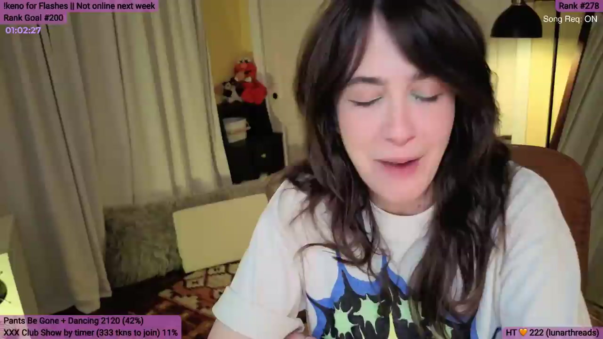 Gallery image thumbnail from Yarrow's myfreecams stream on, 06/14/2026, 03:35 image 9 of 20
