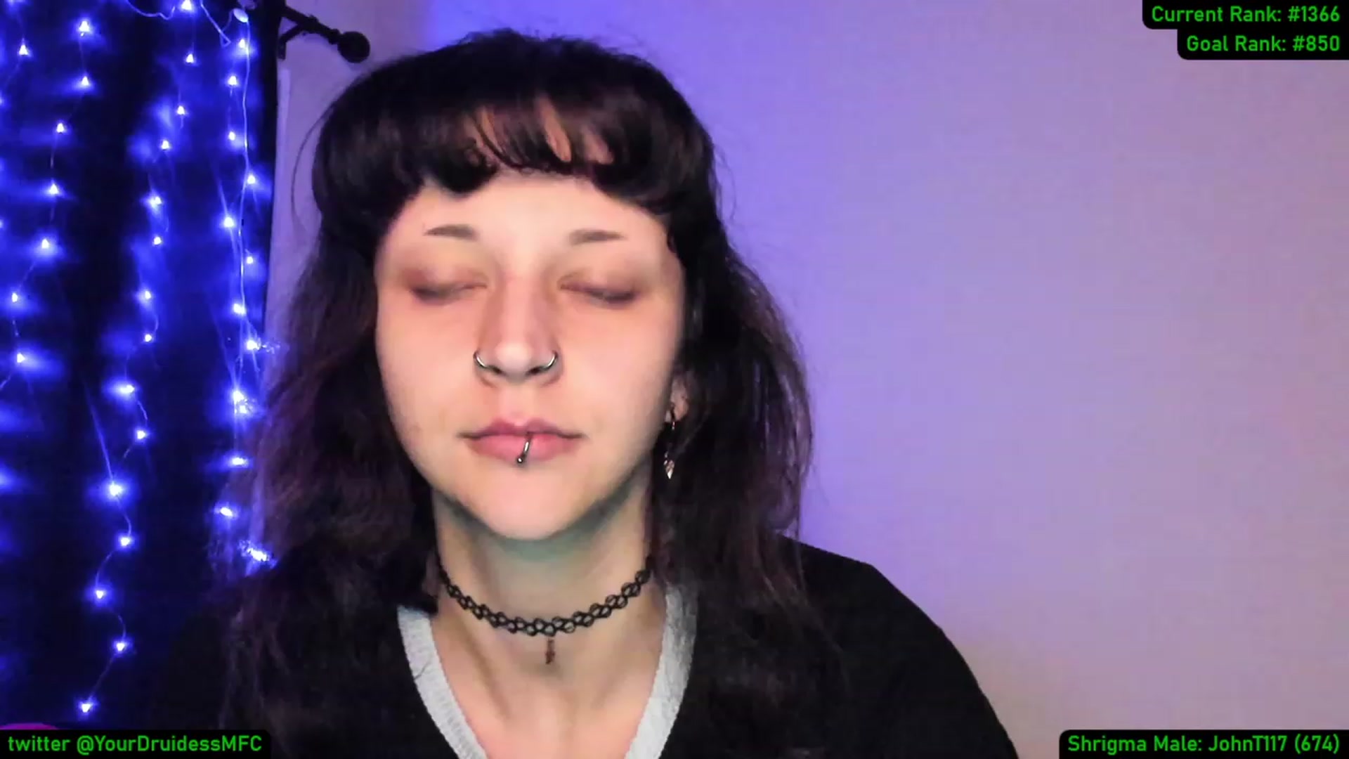Gallery image thumbnail from YourDruidess's myfreecams stream on, 12/05/2022, 08:01 image 1 of 20