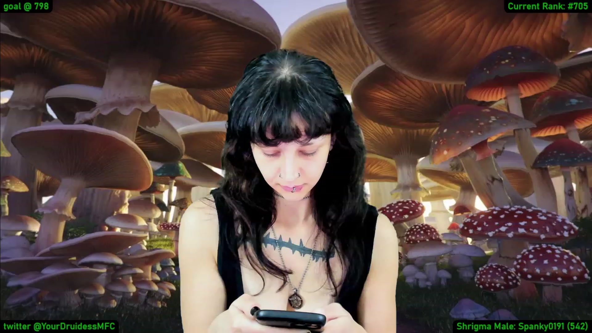 Gallery image thumbnail from YourDruidess's myfreecams stream on, 12/11/2022, 10:02 image 20 of 20
