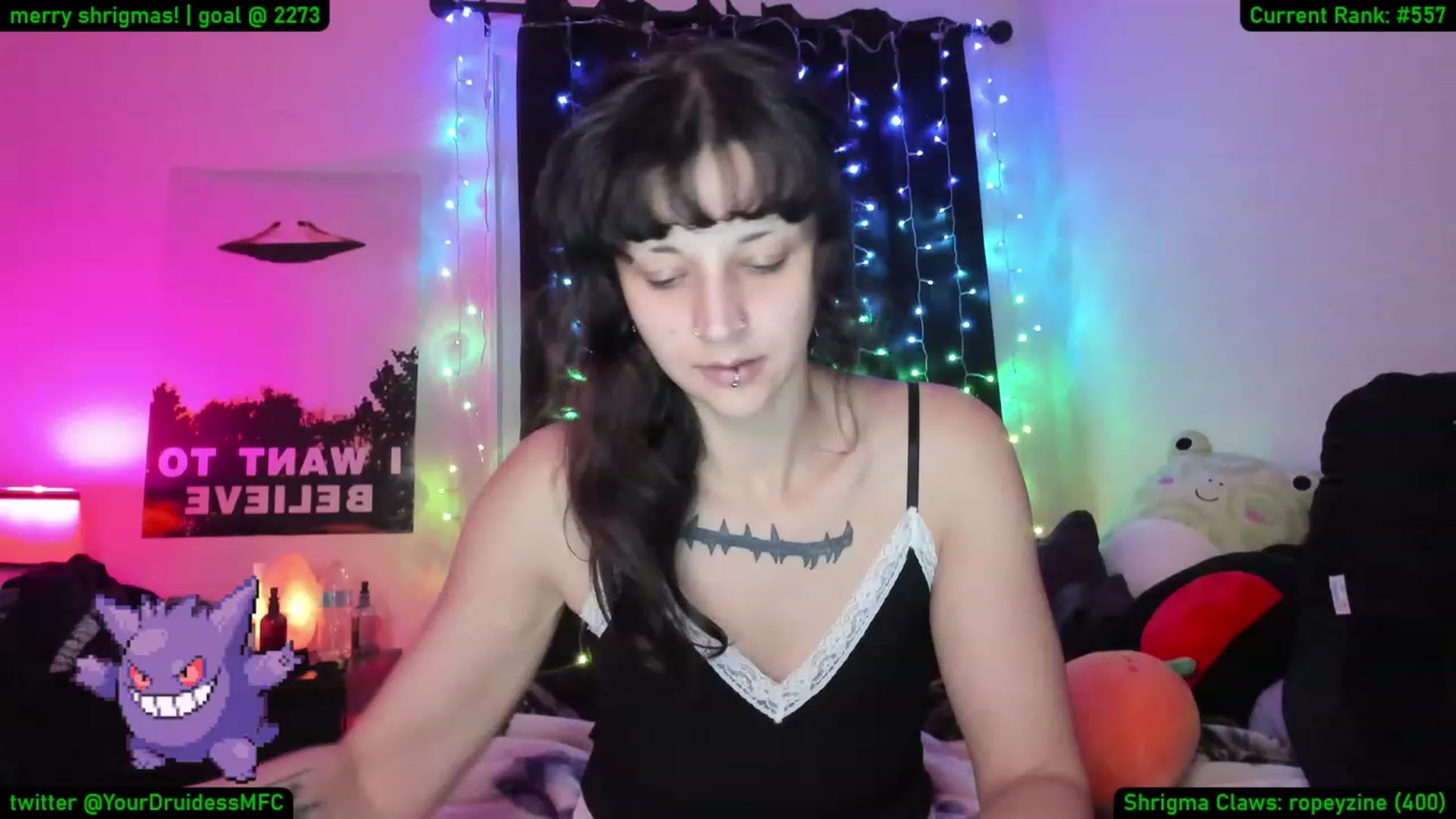 Gallery image thumbnail from YourDruidess's myfreecams stream on, 12/26/2022, 06:32 image 20 of 20