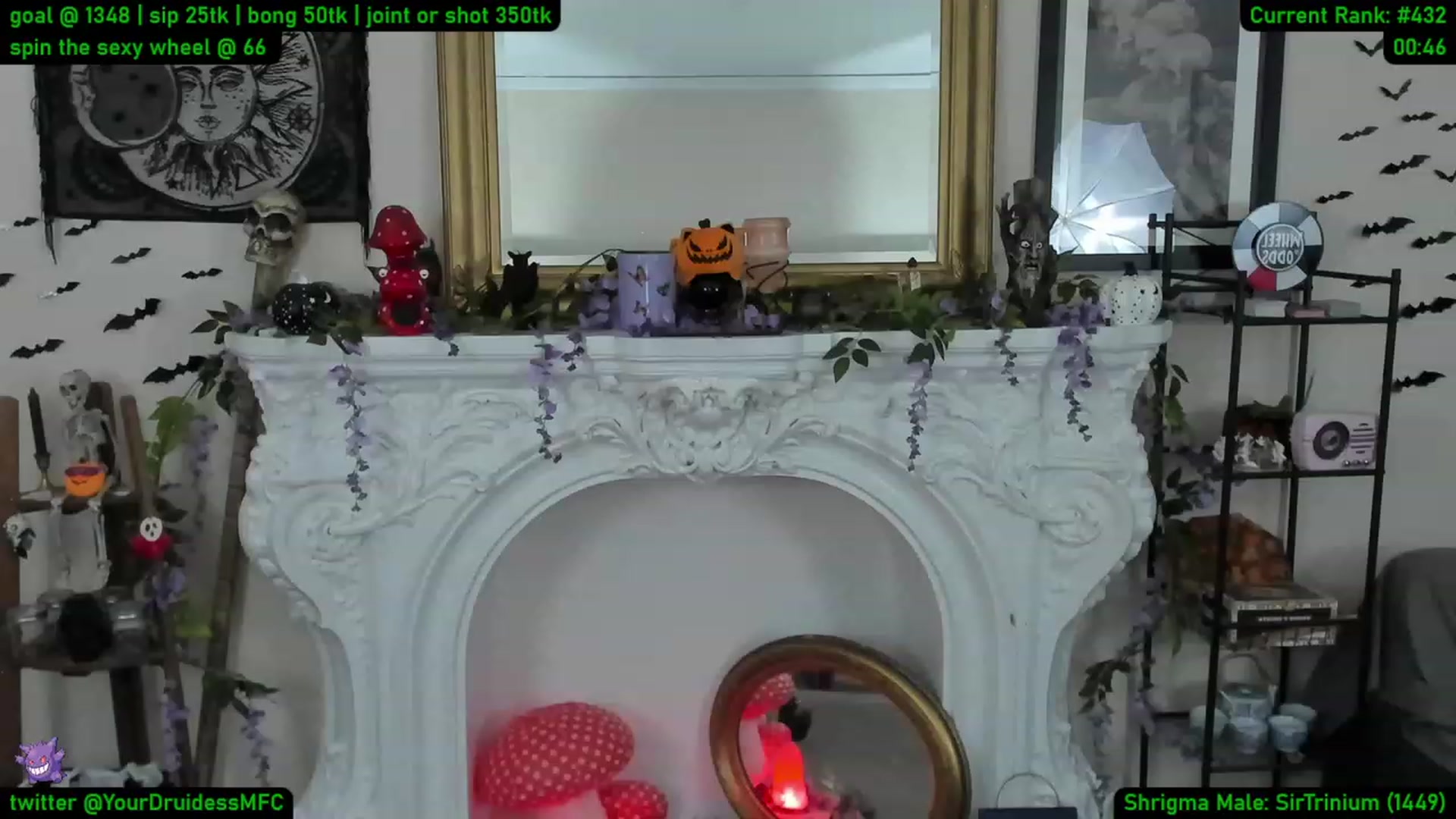 Gallery image thumbnail from YourDruidess's myfreecams stream on, 01/01/2023, 05:16 image 16 of 20