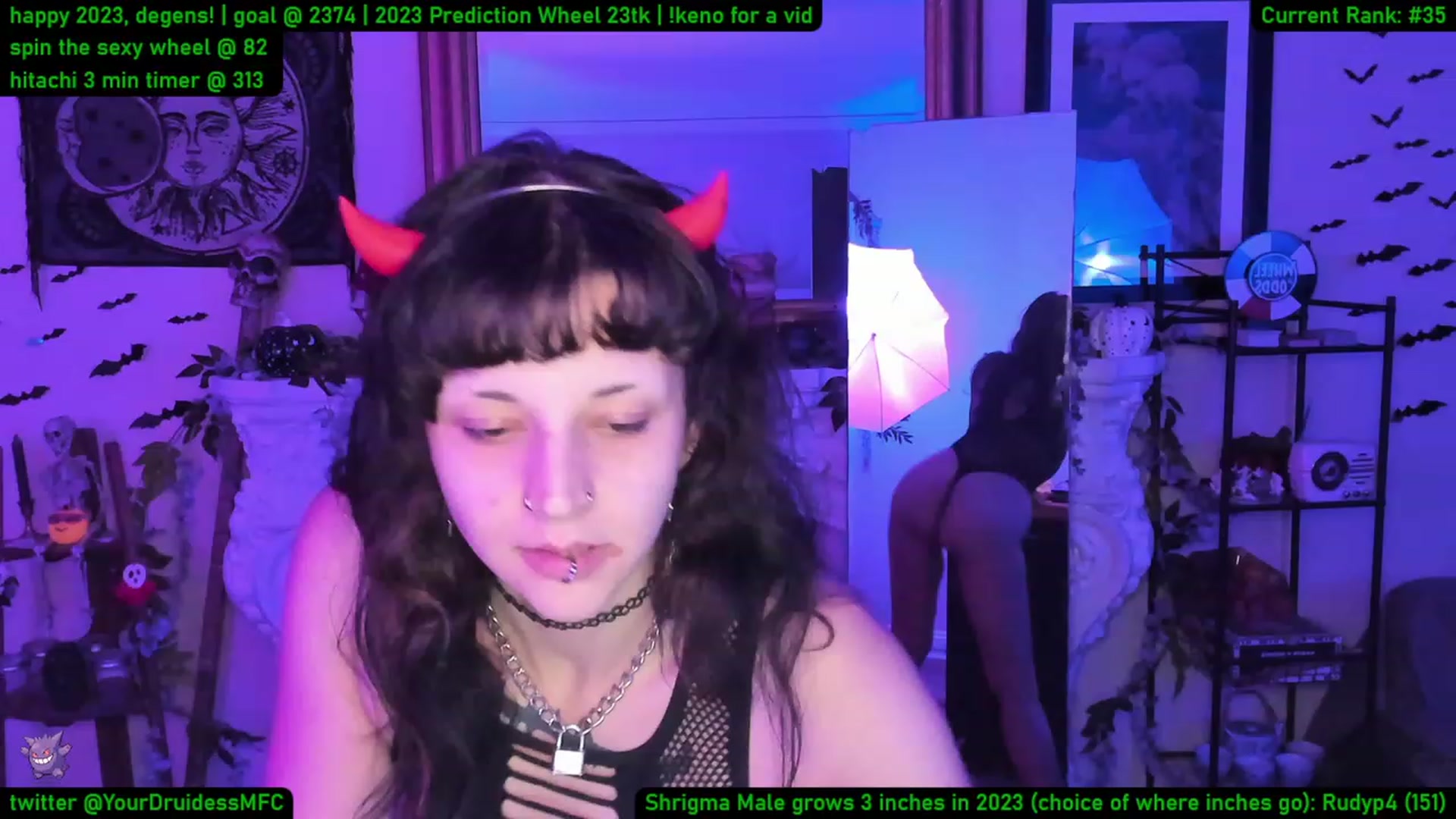 Gallery image thumbnail from YourDruidess's myfreecams stream on, 01/02/2023, 06:39 image 15 of 20