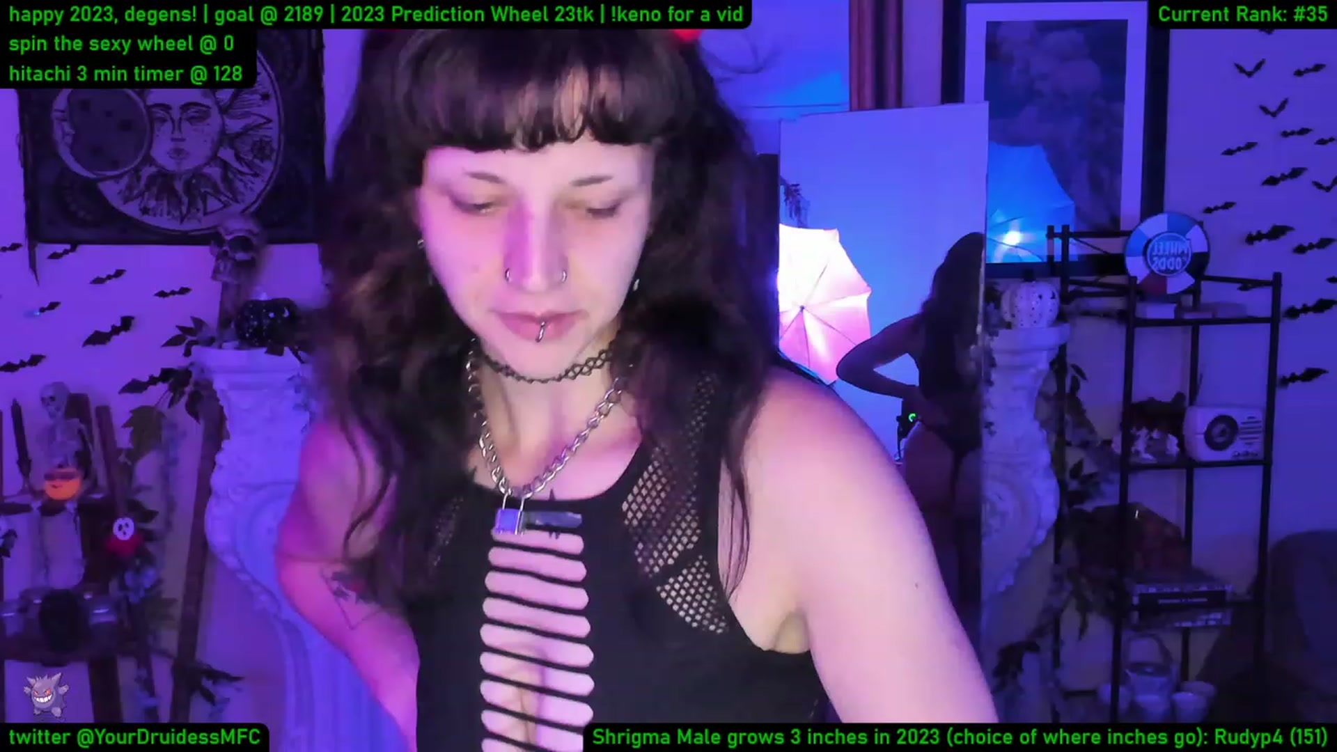Gallery image thumbnail from YourDruidess's myfreecams stream on, 01/02/2023, 06:39 image 17 of 20
