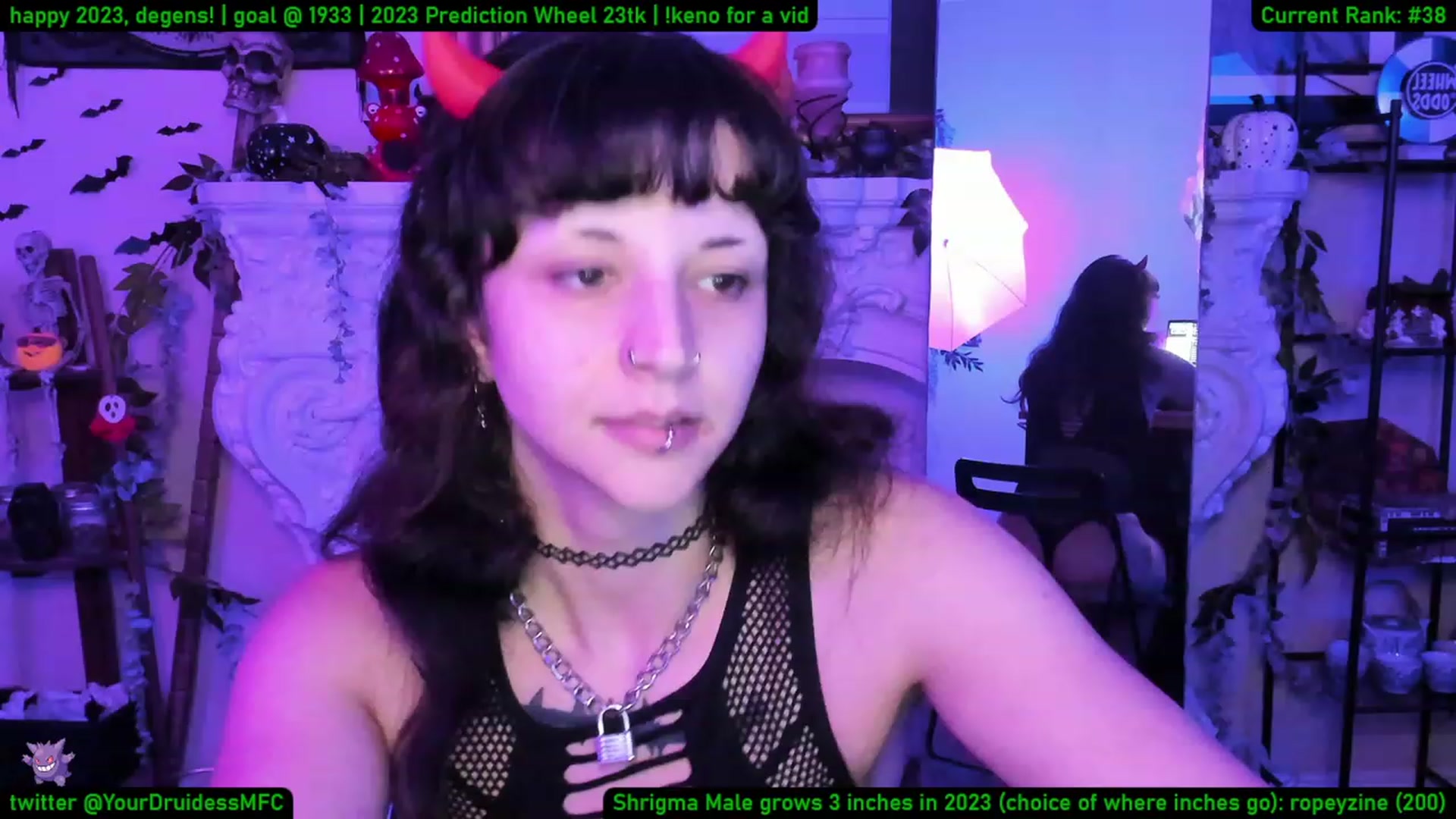 Gallery image thumbnail from YourDruidess's myfreecams stream on, 01/02/2023, 08:04 image 10 of 20