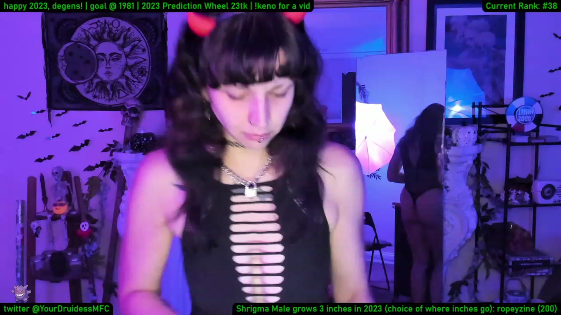 Gallery image thumbnail from YourDruidess's myfreecams stream on, 01/02/2023, 08:04 image 6 of 20