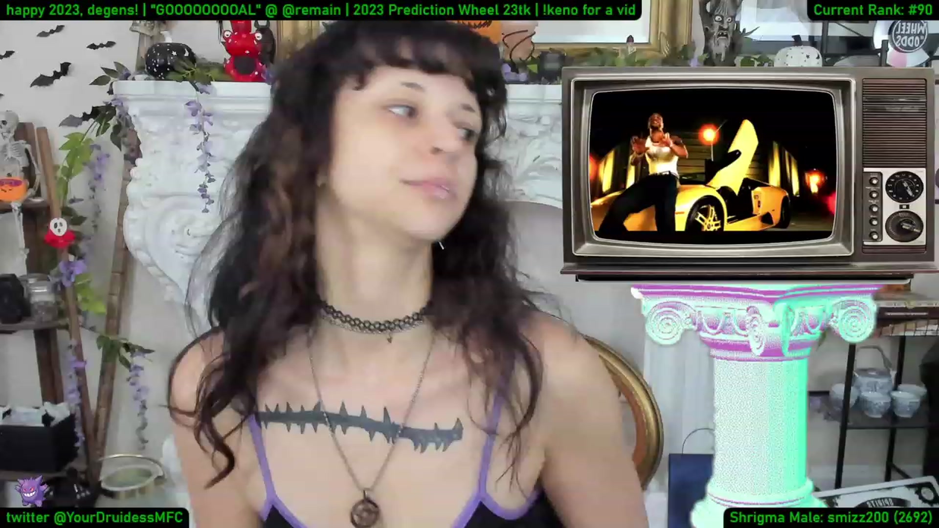 Gallery image thumbnail from YourDruidess's myfreecams stream on, 01/04/2023, 09:08 image 4 of 20