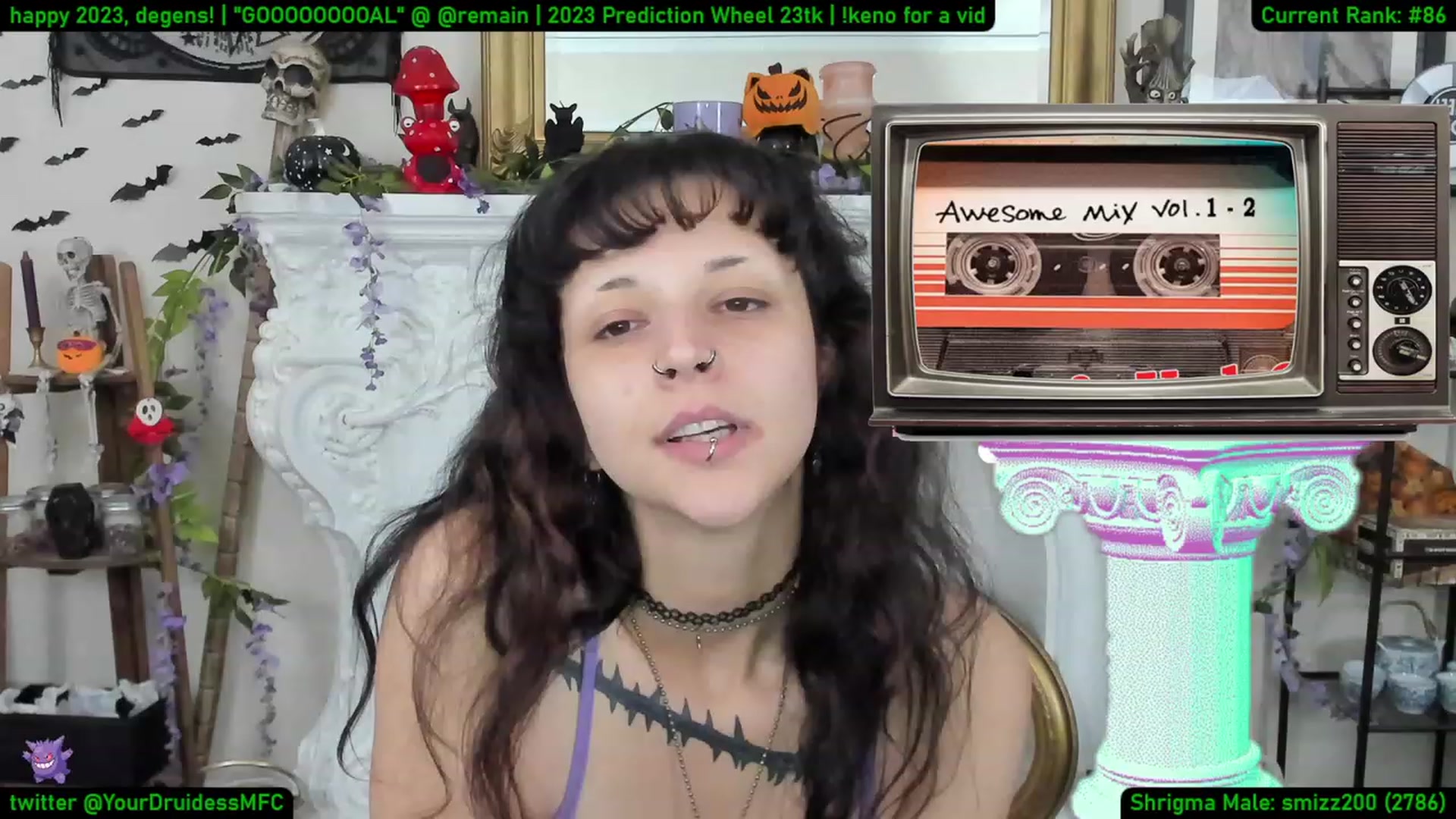 Gallery image thumbnail from YourDruidess's myfreecams stream on, 01/04/2023, 09:08 image 13 of 20