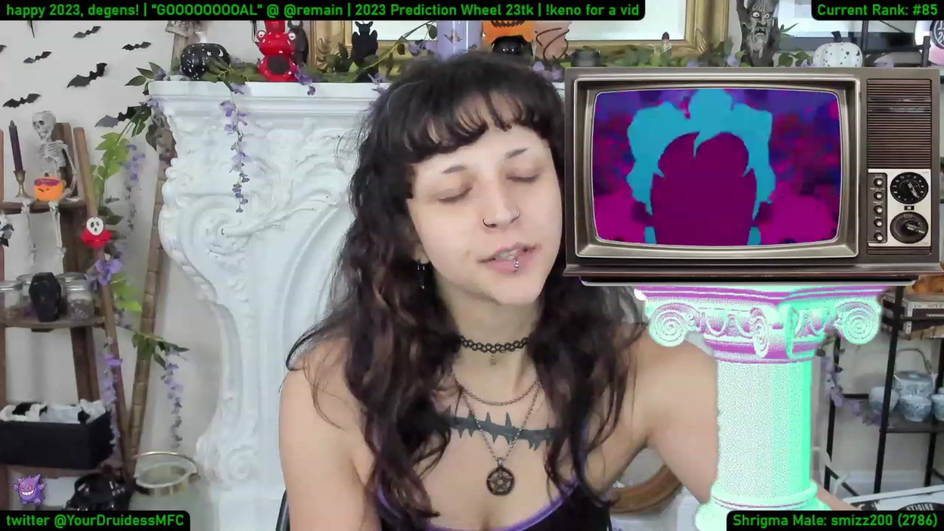 Gallery image thumbnail from YourDruidess's myfreecams stream on, 01/04/2023, 09:08 image 18 of 20