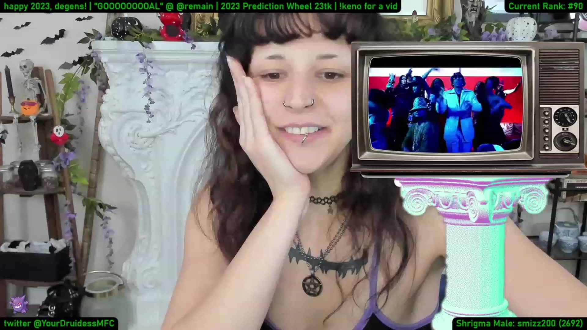 Gallery image thumbnail from YourDruidess's myfreecams stream on, 01/04/2023, 09:08 image 5 of 20