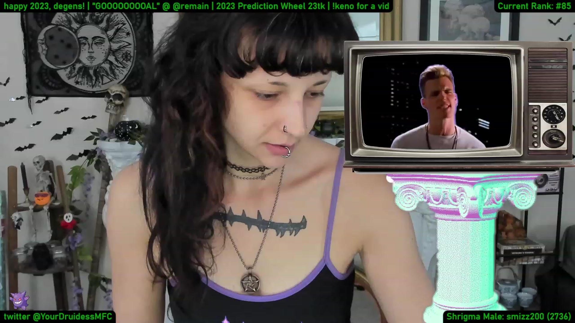 Gallery image thumbnail from YourDruidess's myfreecams stream on, 01/04/2023, 09:08 image 7 of 20