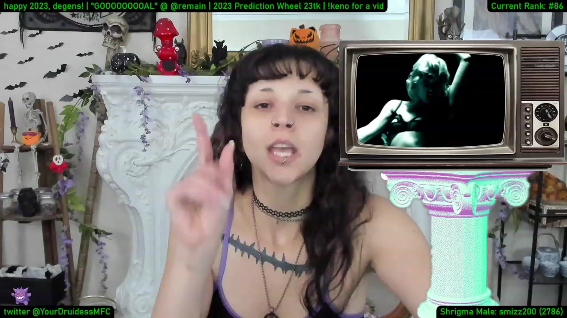 Gallery image thumbnail from YourDruidess's myfreecams stream on, 01/04/2023, 09:08 image 14 of 20