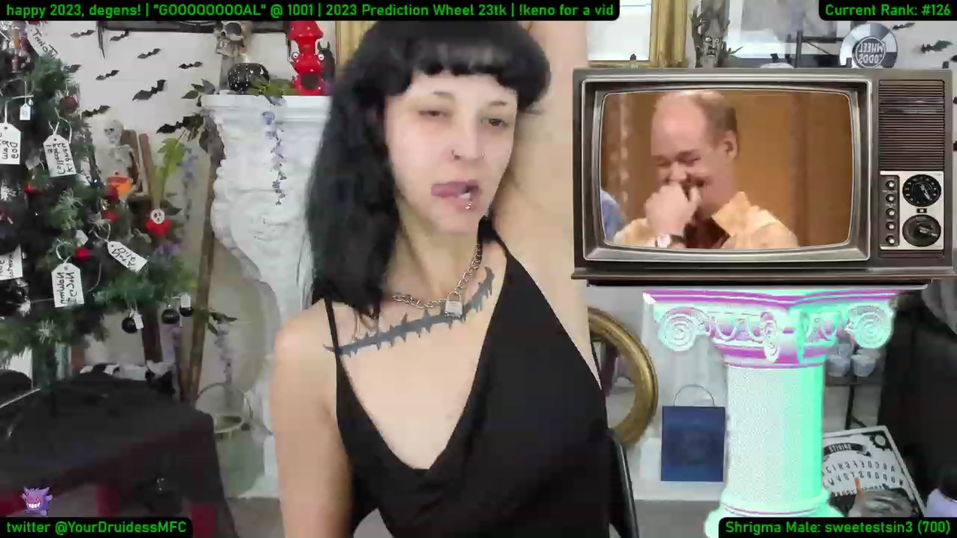 Gallery image thumbnail from YourDruidess's myfreecams stream on, 01/05/2023, 08:32 image 5 of 20