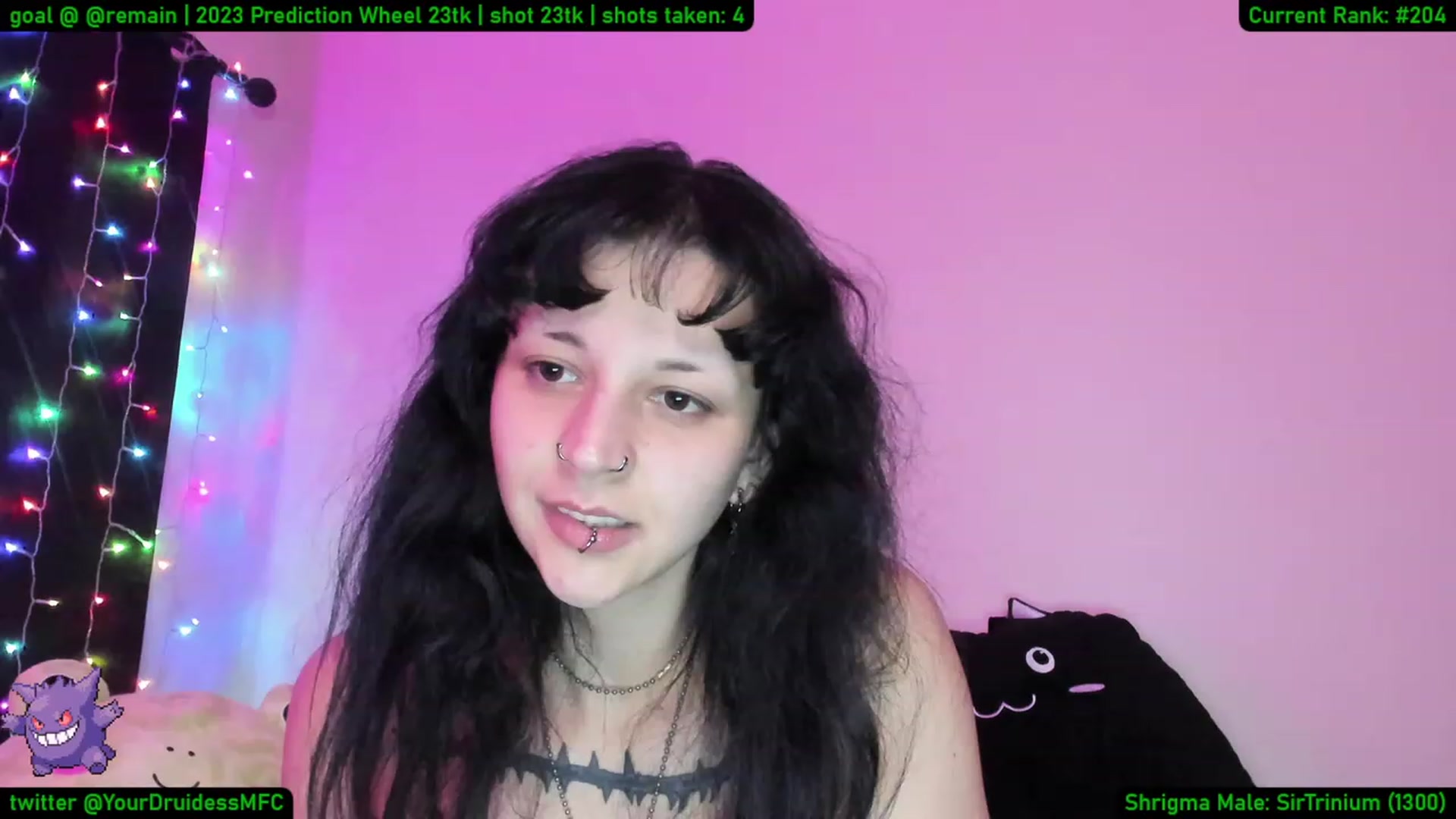 Gallery image thumbnail from YourDruidess's myfreecams stream on, 01/09/2023, 09:18 image 16 of 20