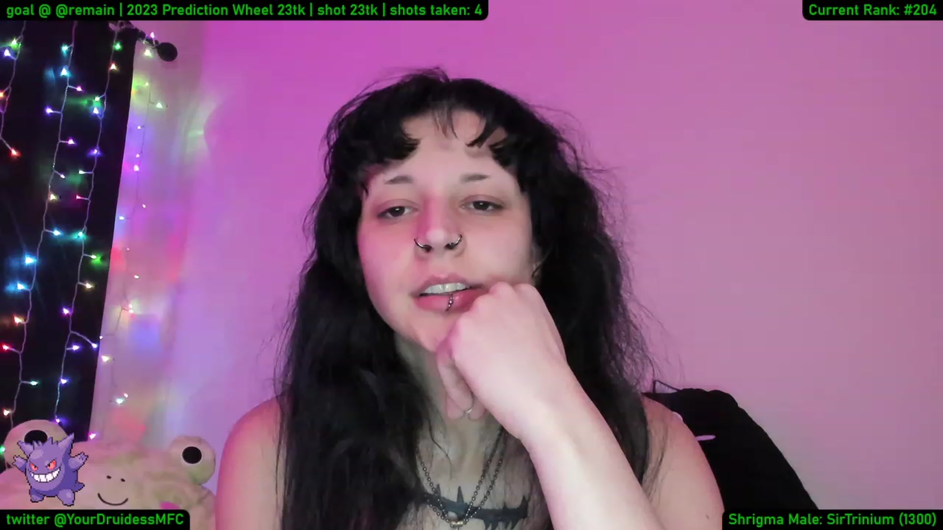 Gallery image thumbnail from YourDruidess's myfreecams stream on, 01/09/2023, 09:18 image 18 of 20