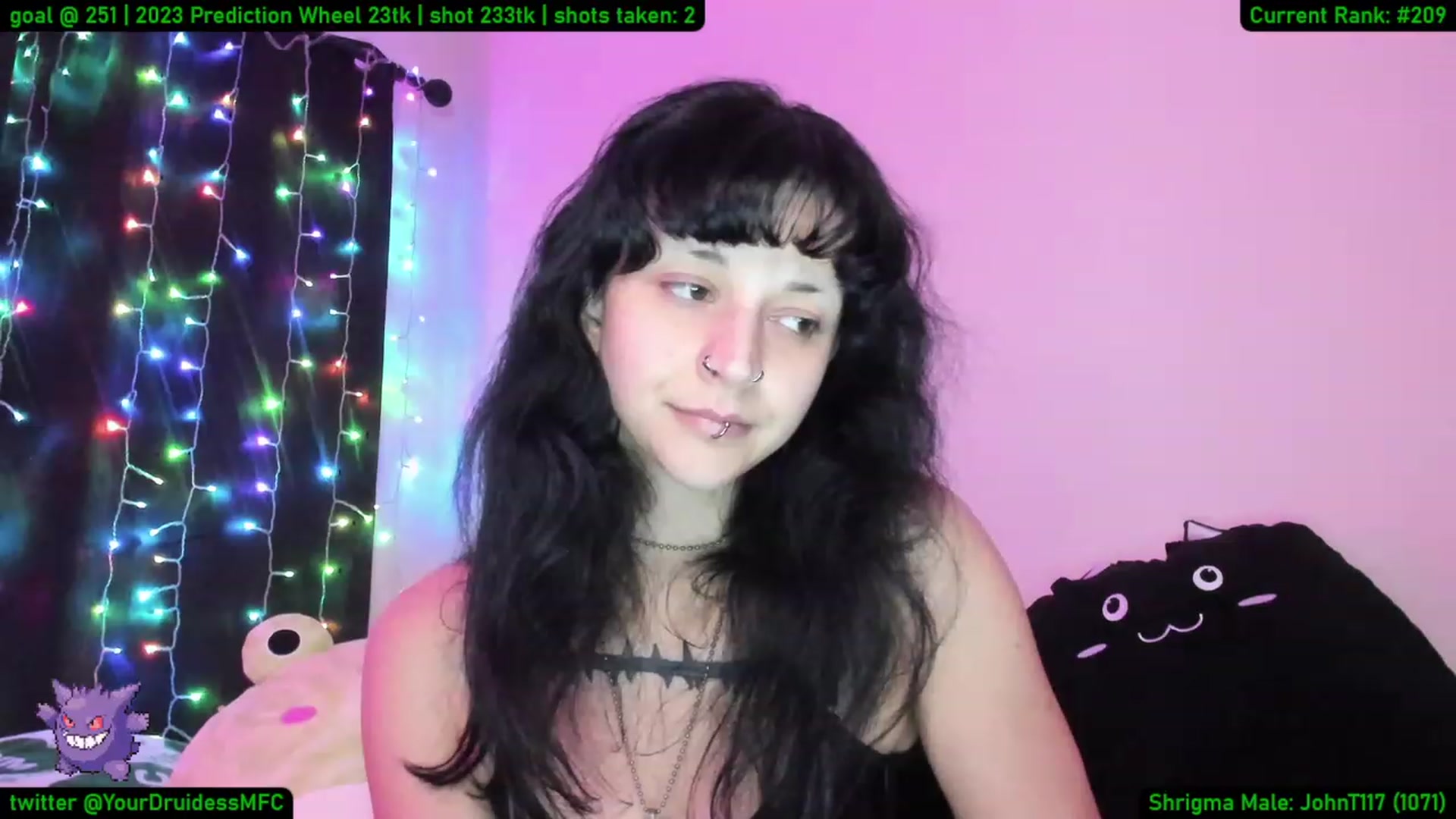 Gallery image thumbnail from YourDruidess's myfreecams stream on, 01/09/2023, 09:18 image 10 of 20