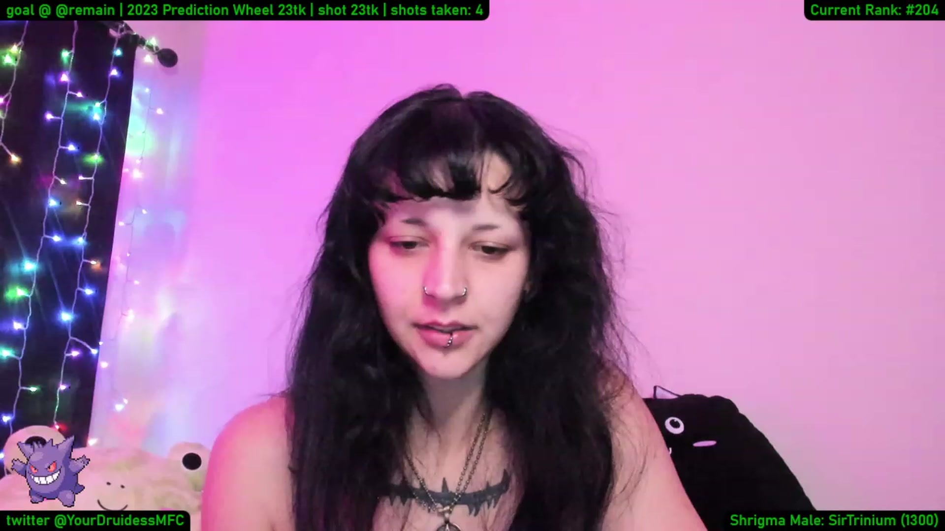 Gallery image thumbnail from YourDruidess's myfreecams stream on, 01/09/2023, 09:18 image 19 of 20