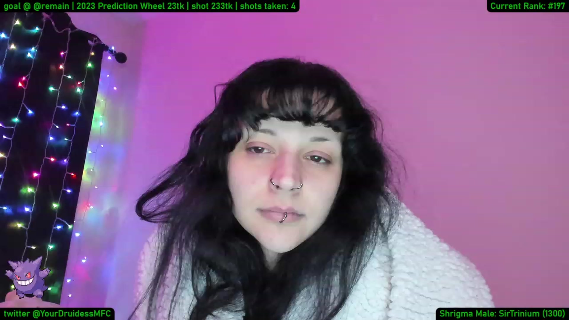 Gallery image thumbnail from YourDruidess's myfreecams stream on, 01/09/2023, 13:44 image 12 of 20