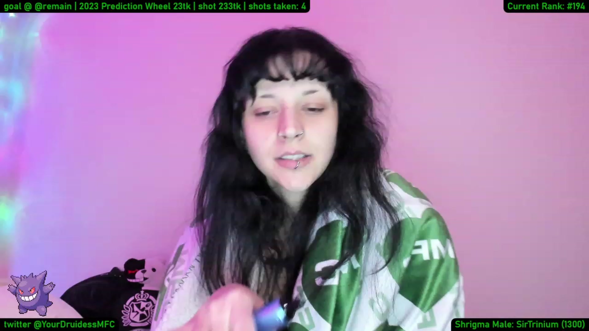 Gallery image thumbnail from YourDruidess's myfreecams stream on, 01/09/2023, 13:44 image 16 of 20