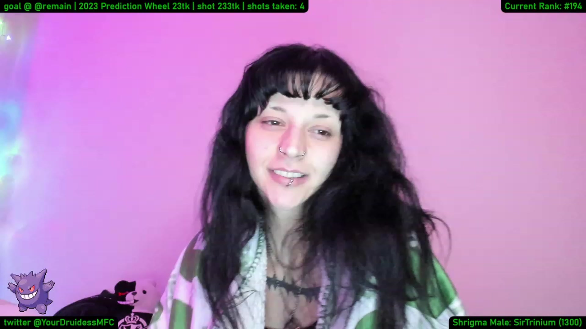 Gallery image thumbnail from YourDruidess's myfreecams stream on, 01/09/2023, 13:44 image 17 of 20