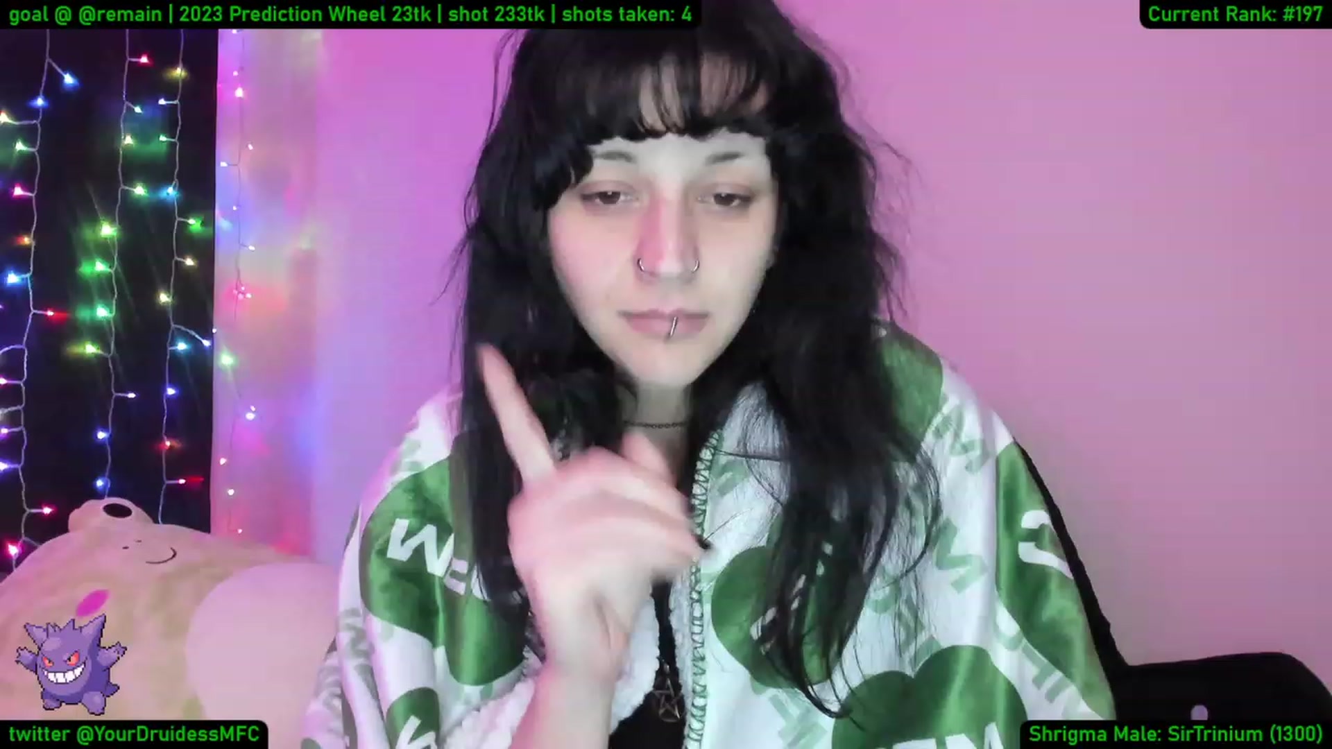 Gallery image thumbnail from YourDruidess's myfreecams stream on, 01/09/2023, 13:44 image 13 of 20