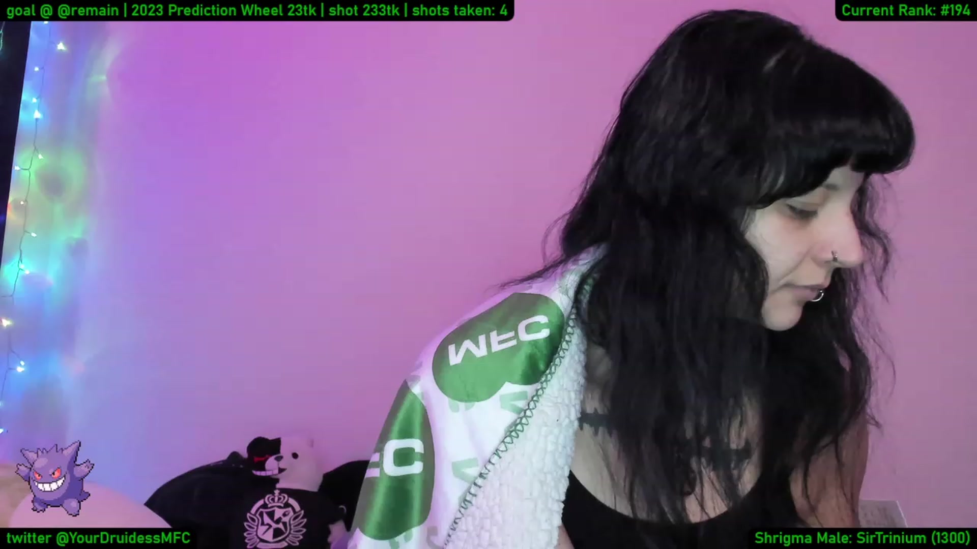 Gallery image thumbnail from YourDruidess's myfreecams stream on, 01/09/2023, 13:44 image 15 of 20